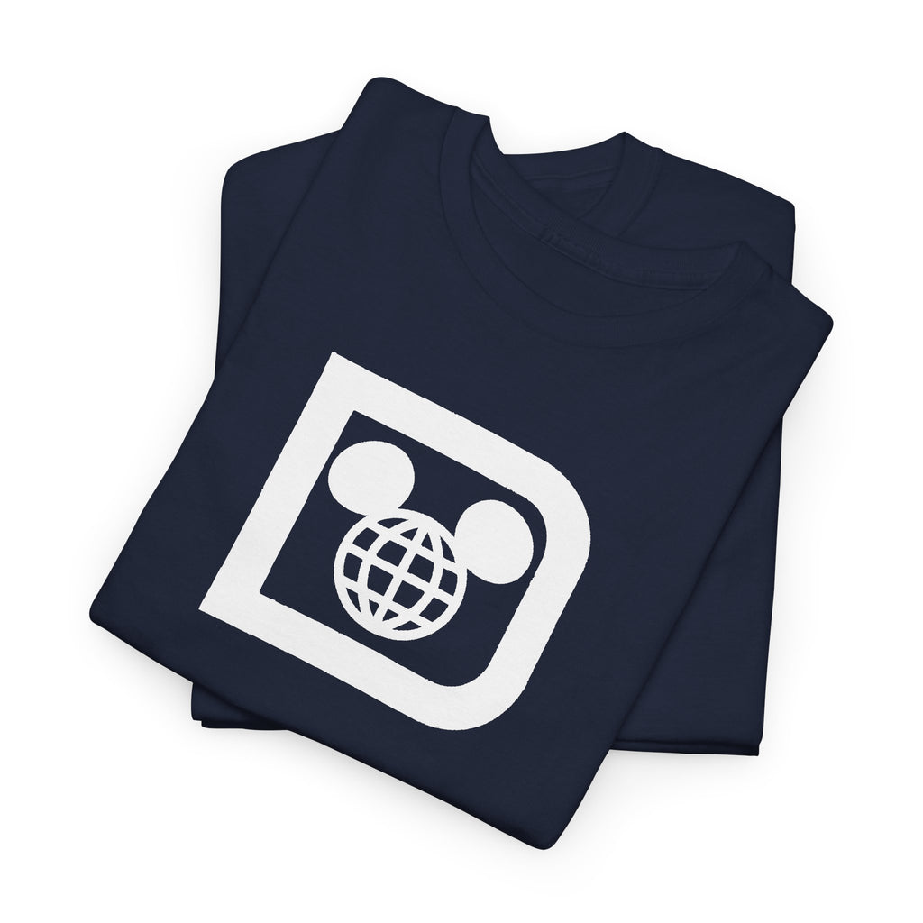 Retro Disney "D" Inspired Unisex Heavy Cotton Tee