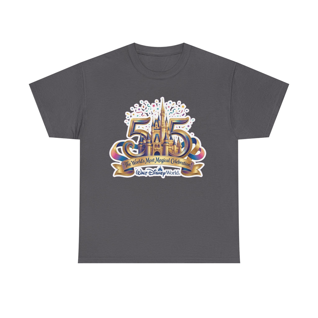 Disney World 50th Anniversary Castle Tee — 'The World's Most Magical Celebration' Souvenir T-Shirt