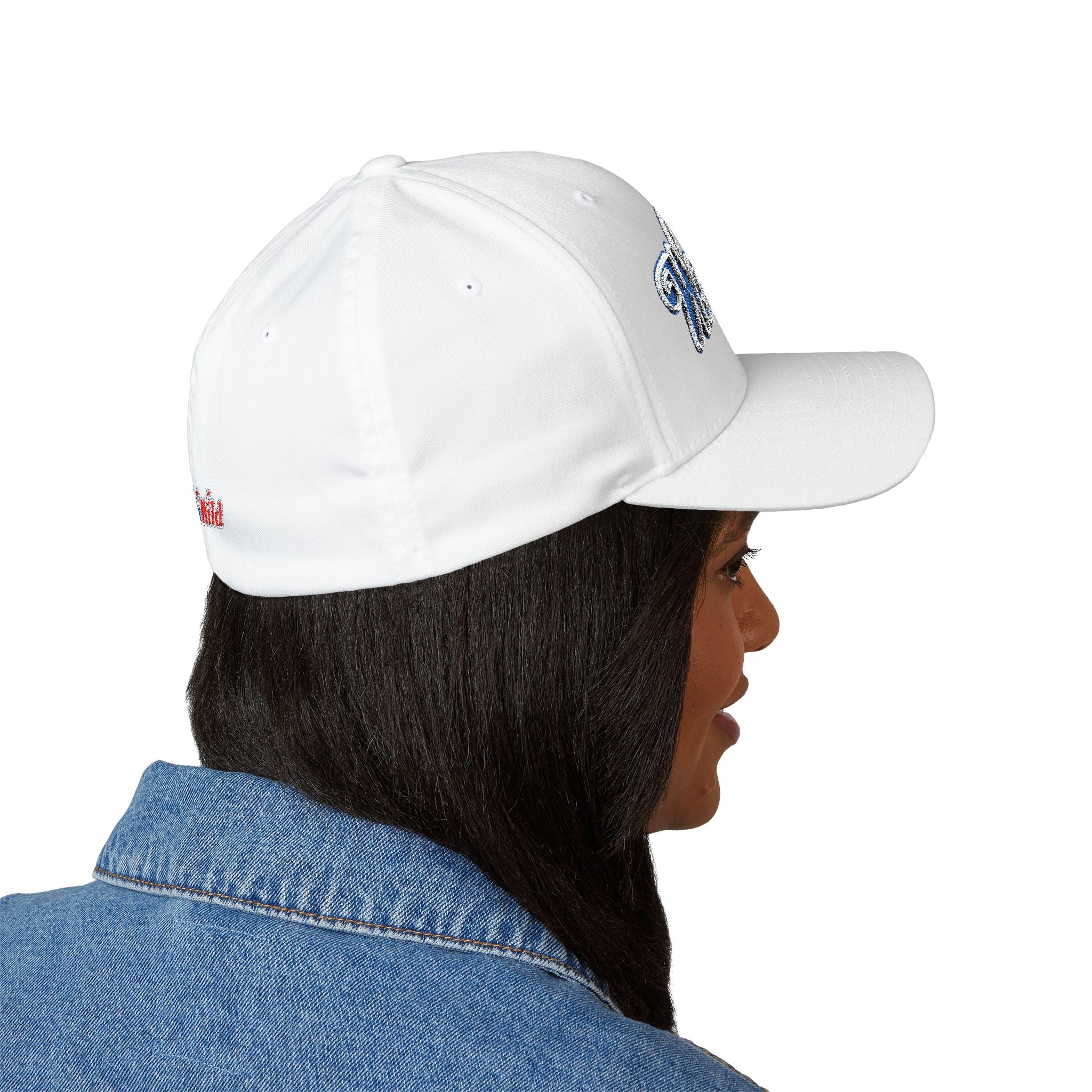 Wet 'n Wild Retro Embroidered Cap — Patriotic Red & Blue Retro Baseball Hat