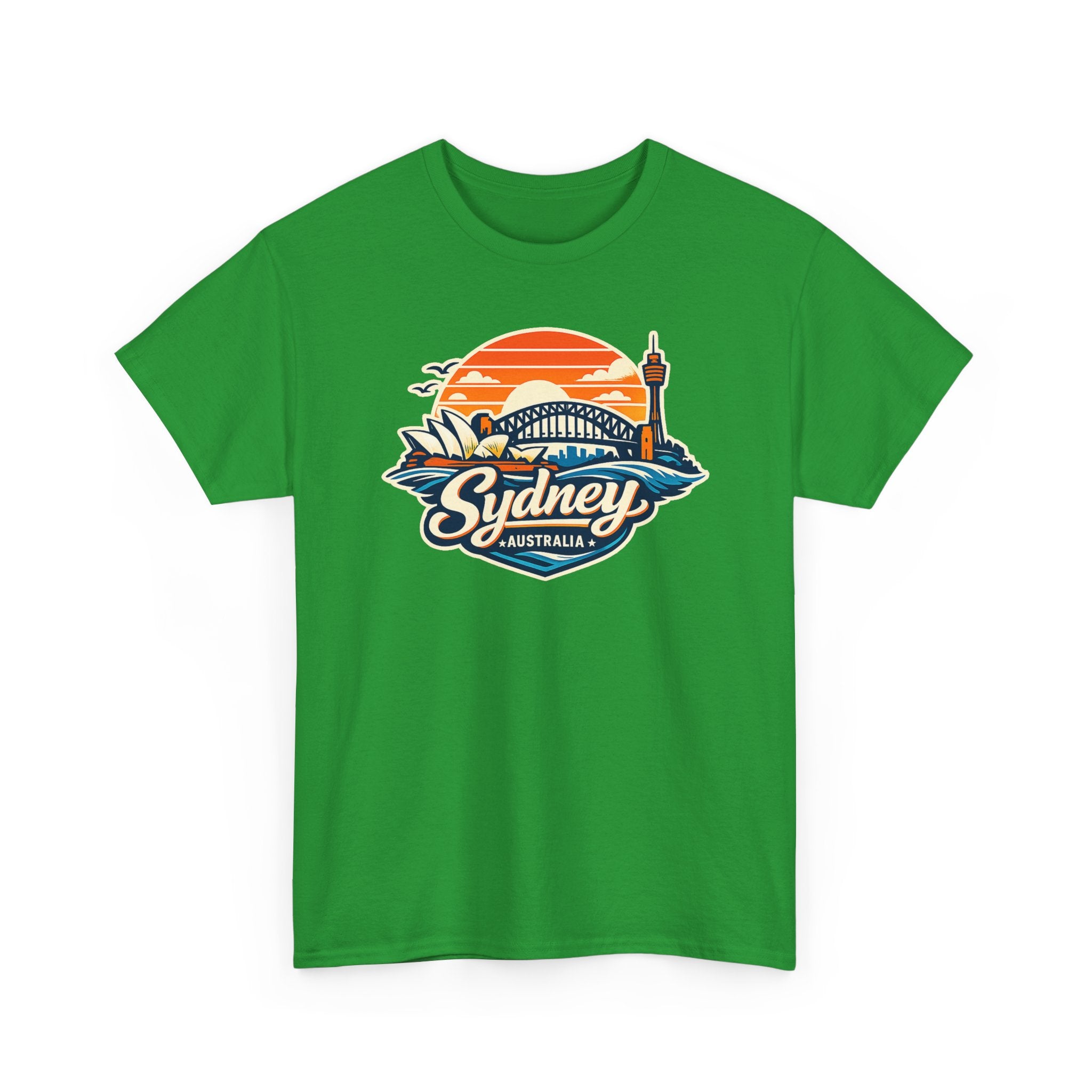 Sydney Australia Sunset Tee — Vintage Coastal Travel T‑Shirt