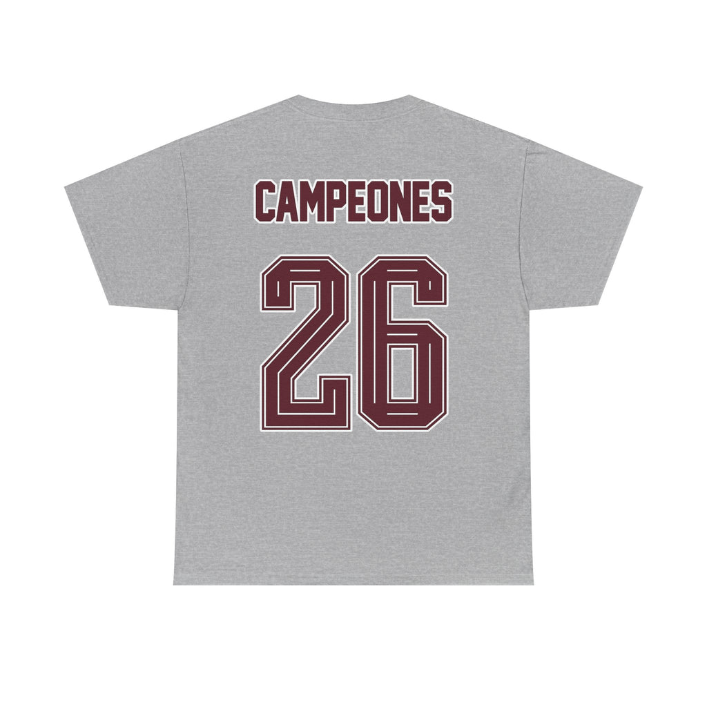 Spain World Champions 'Campeones 26' Cotton T‑Shirt