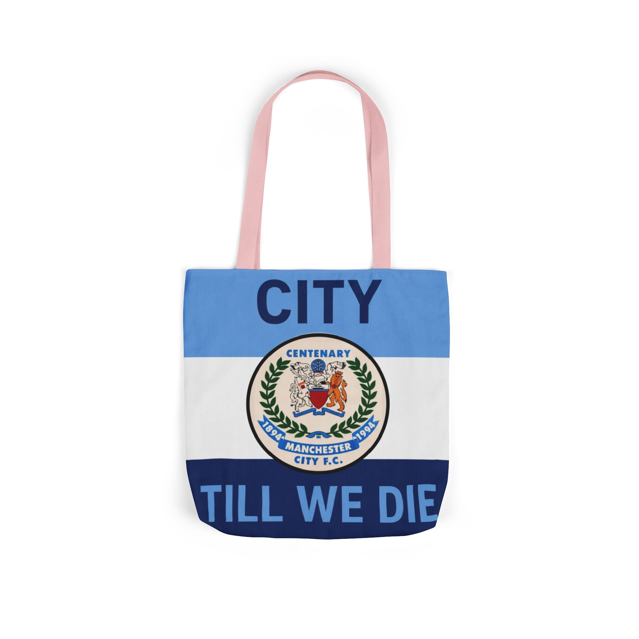 City Till We Die Canvas Tote Bag — Football Fan Flag Tote