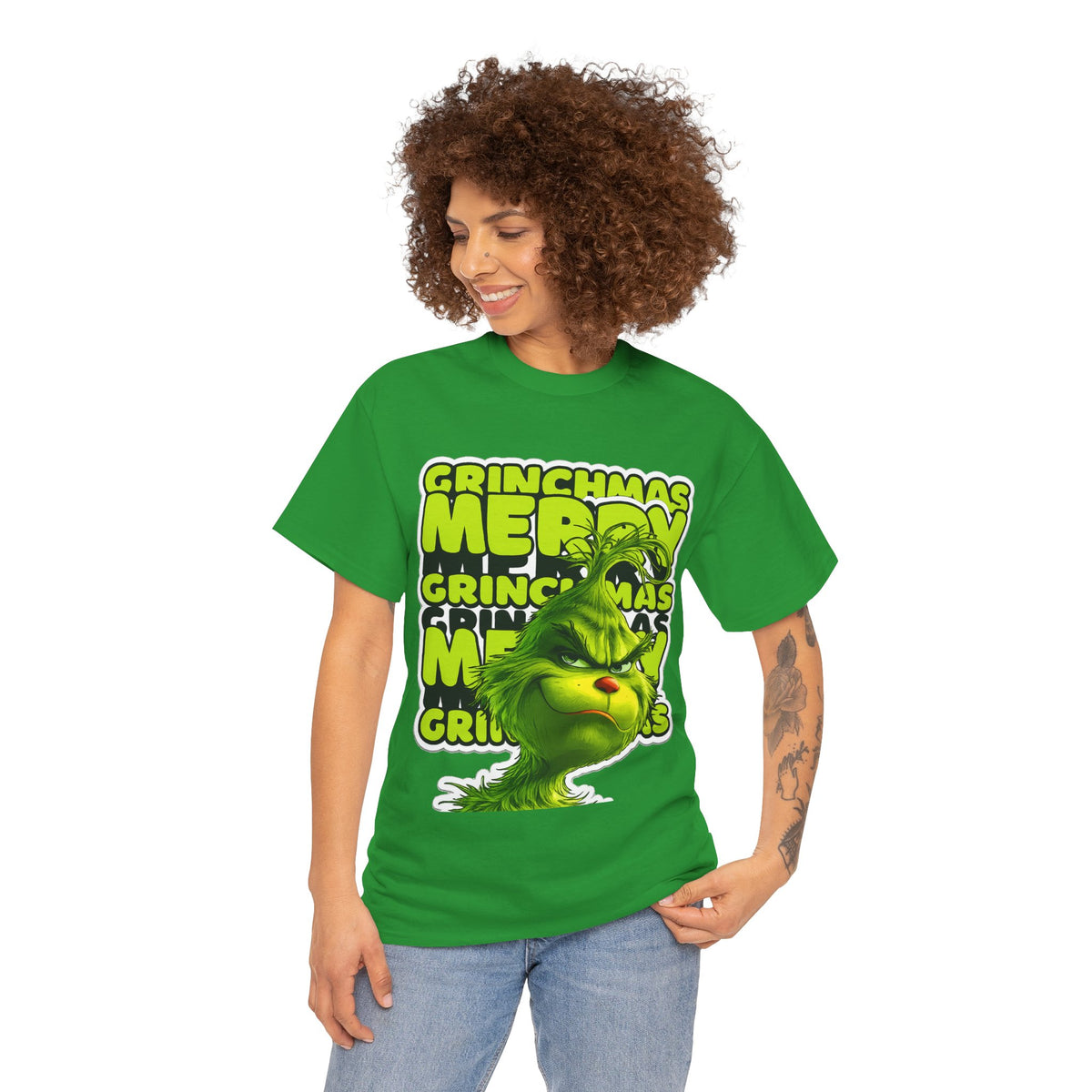 Grinchmas Merry Grinch Christmas Cotton T-Shirt / Tee