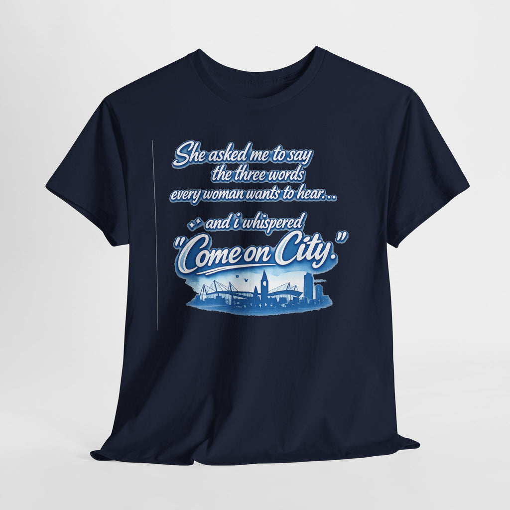 Come on City Skyline Tee — Retro Script Urban Pride T‑Shirt