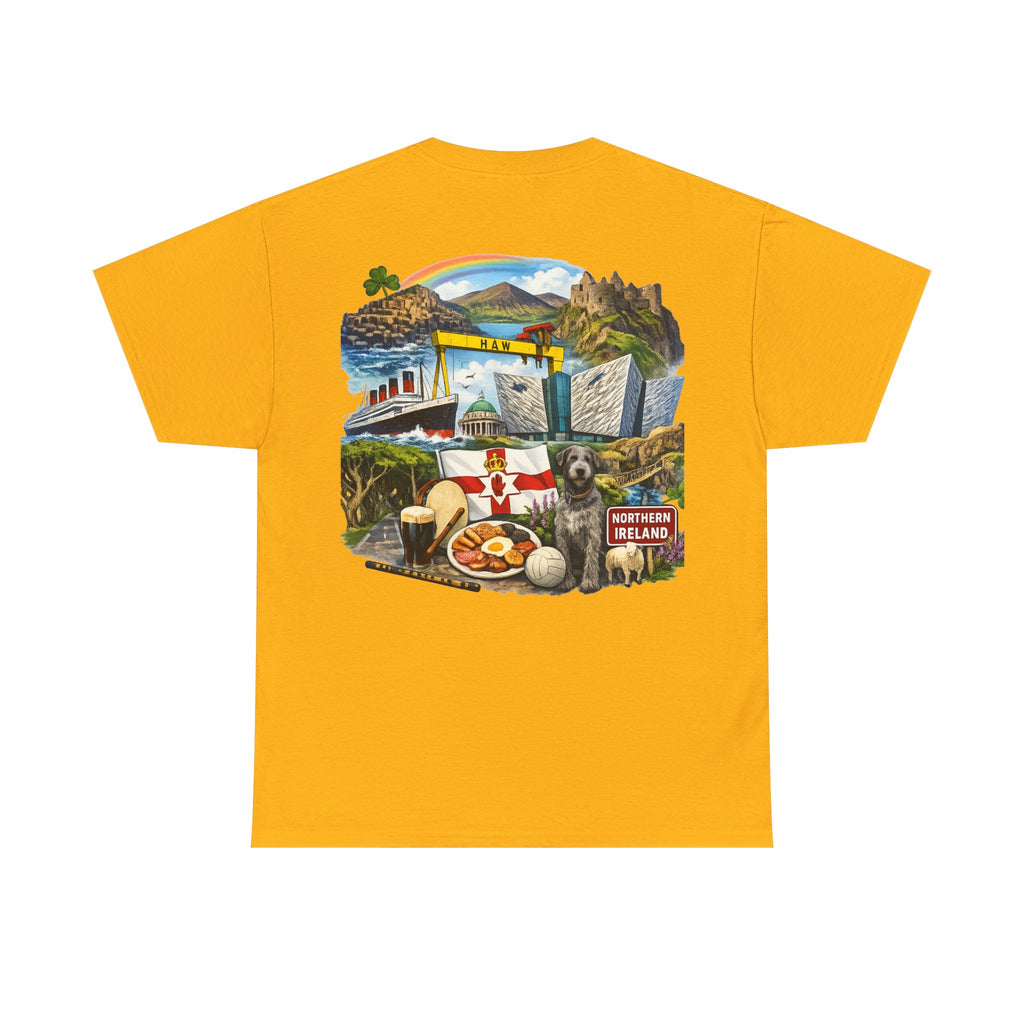 Northern Ireland Collage Tee — "Make Northern Ireland Great Again" Graphic T-Shirt