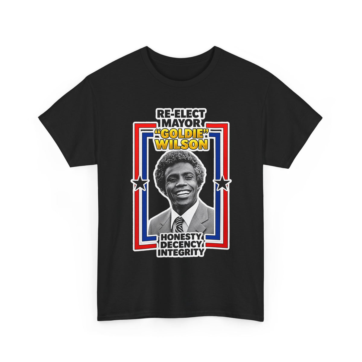 Re-Elect Mayor Goldie Wilson Back to the Future Cotton T-Shirt
