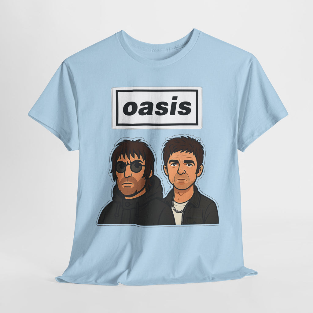 Oasis Inspired Unofficial Band Logo Tee — 'oasis' Graphic T-Shirt