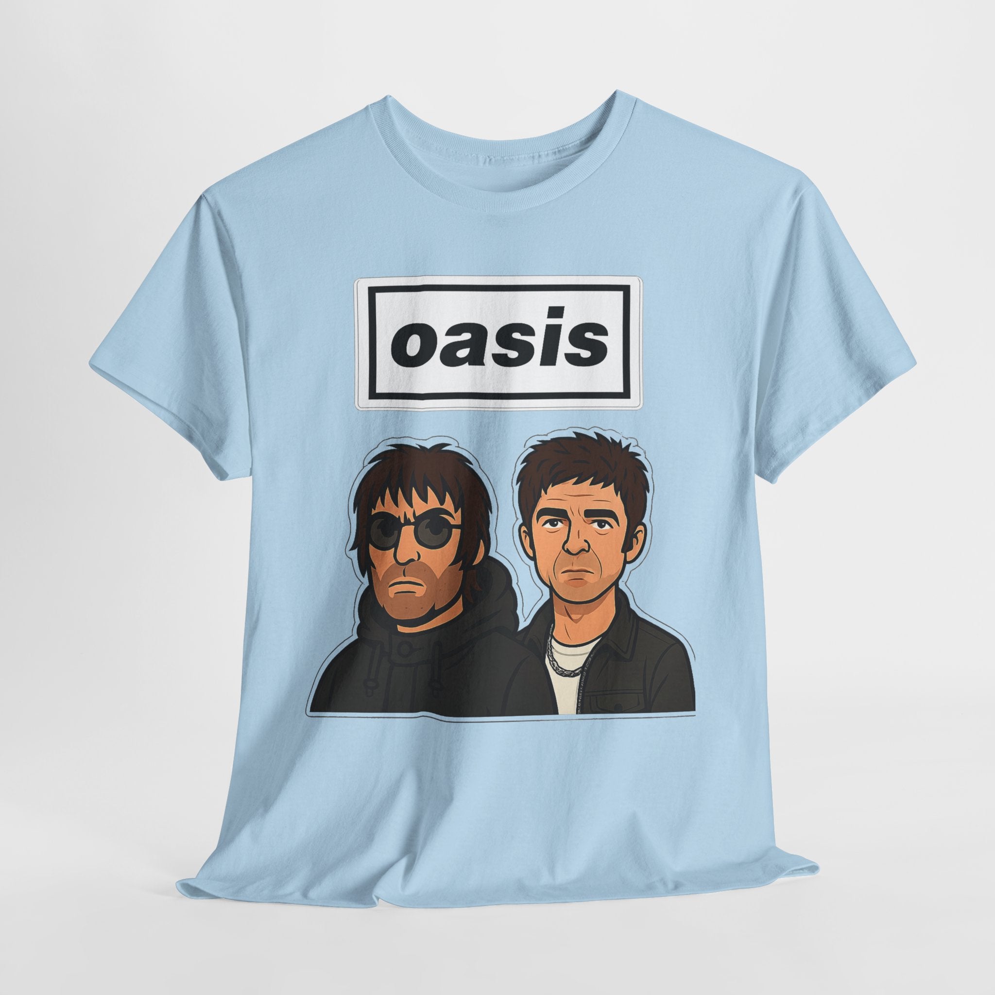 Oasis Inspired Unofficial Band Logo Tee — 'oasis' Graphic T-Shirt