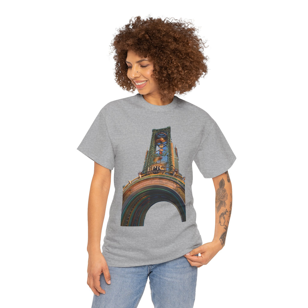Epci Universe Vintage Theater Arch Graphic Tee — 'Epic' Retro Marquee T-Shirt