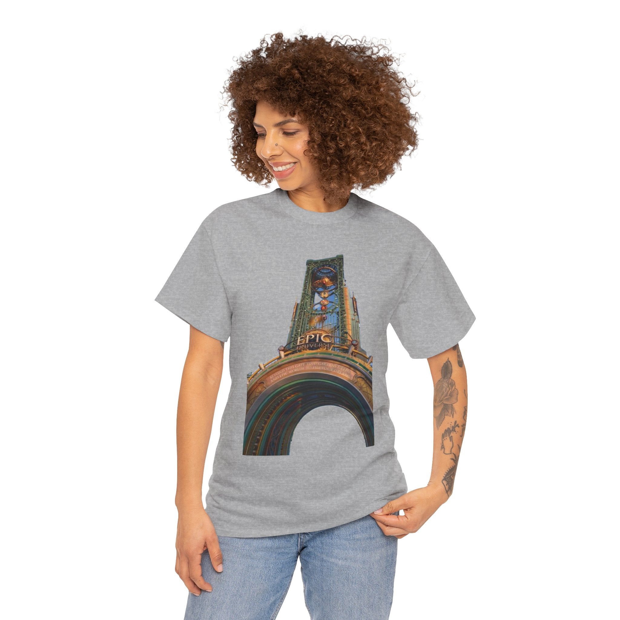Epci Universe Vintage Theater Arch Graphic Tee — 'Epic' Retro Marquee T-Shirt