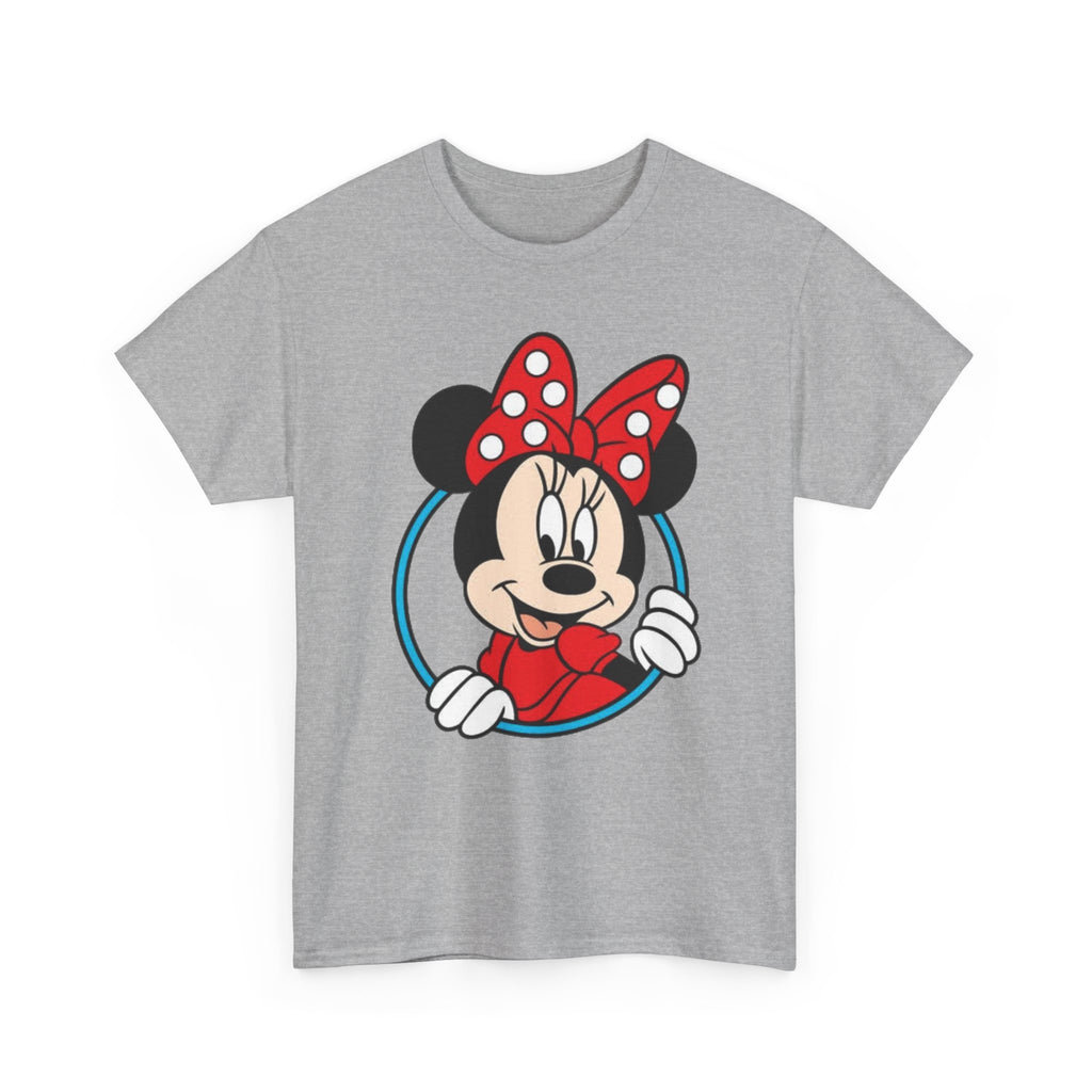 Minnie Mouse Retro Peeking Cotton T-Shirt / Tee