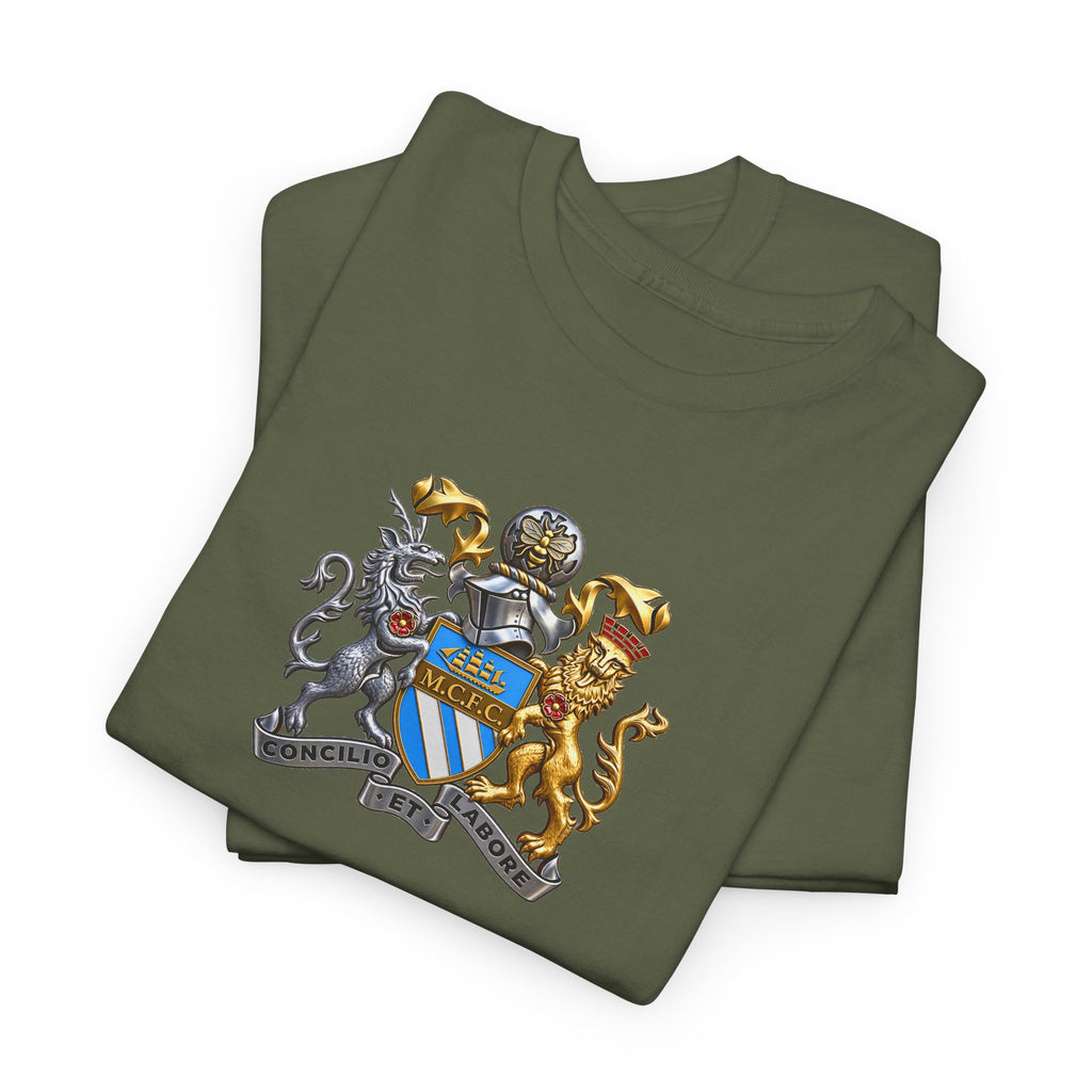 Manchester City Coat of Arms Unisex Heavy Cotton Tee