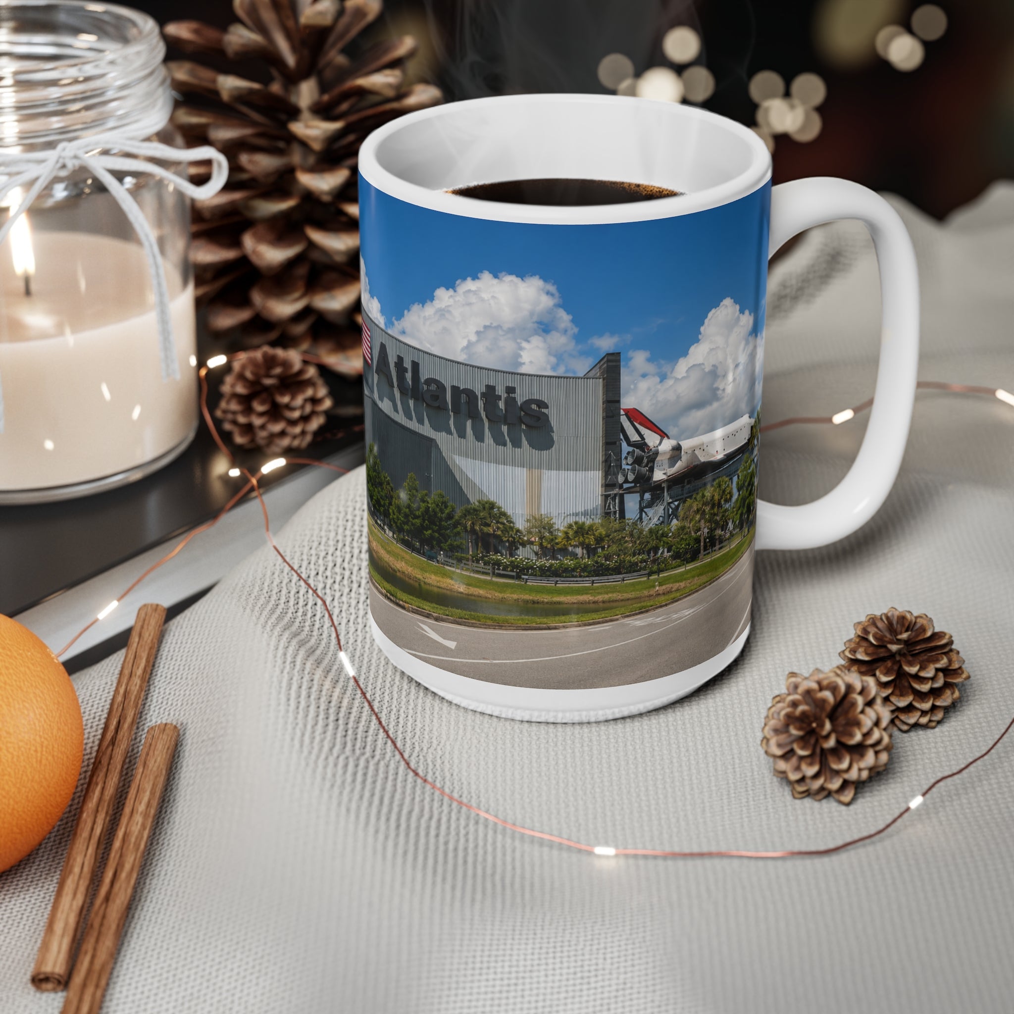 Kennedy Space Center Atlantis Ceramic Coffee Mug — 11oz & 15oz
