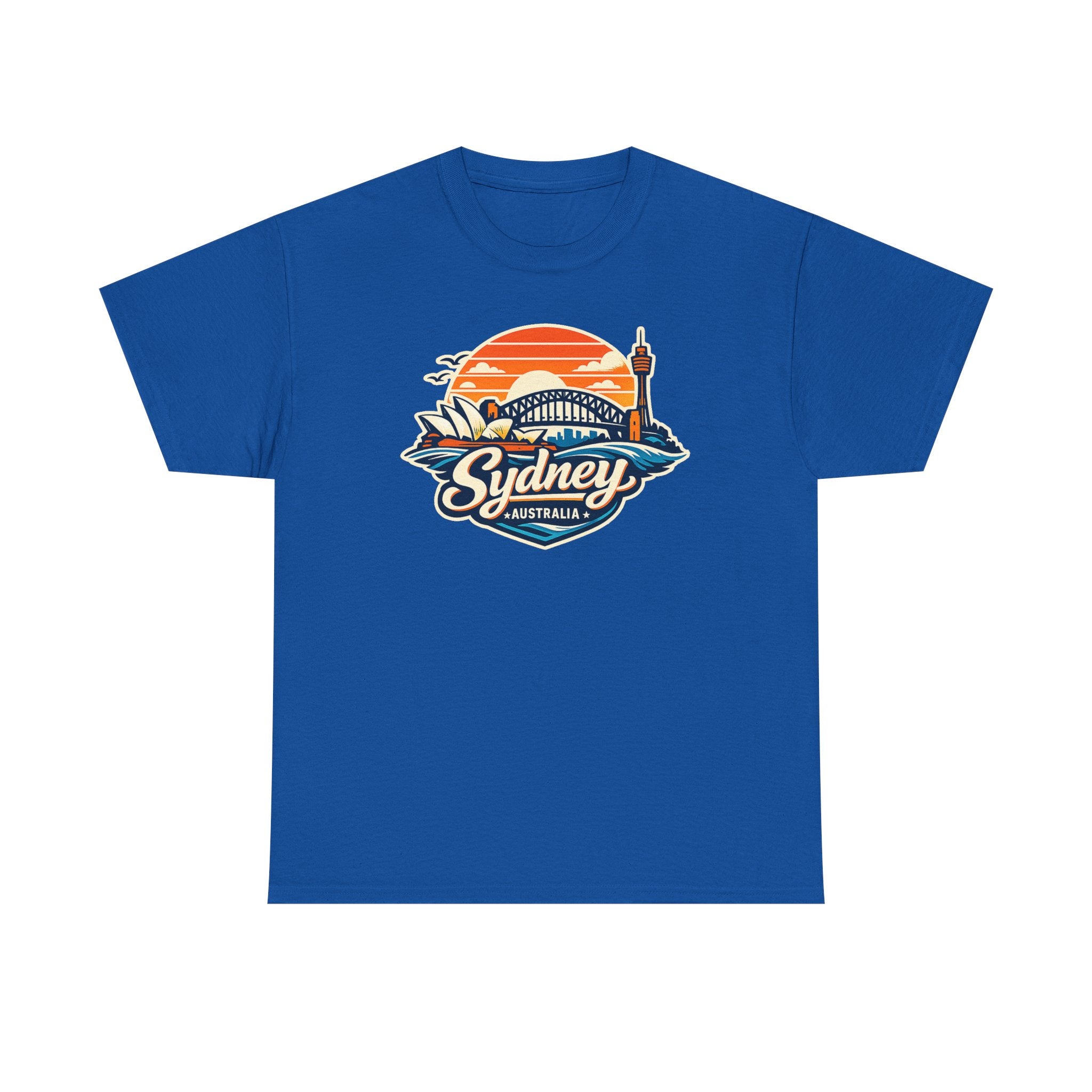 Sydney Australia Sunset Tee — Vintage Coastal Travel T‑Shirt