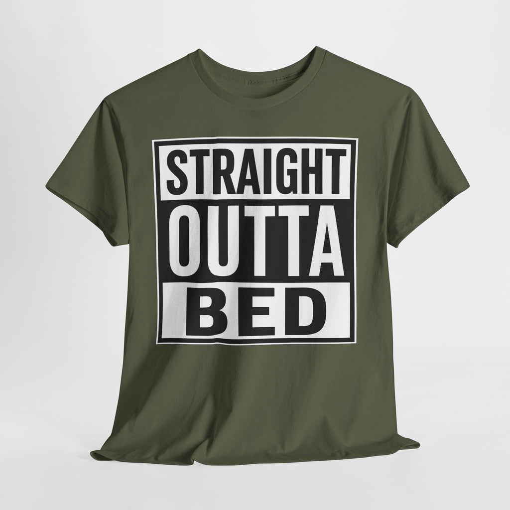 Straight Outta Bed T-Shirt — Funny Morning Graphic Tee