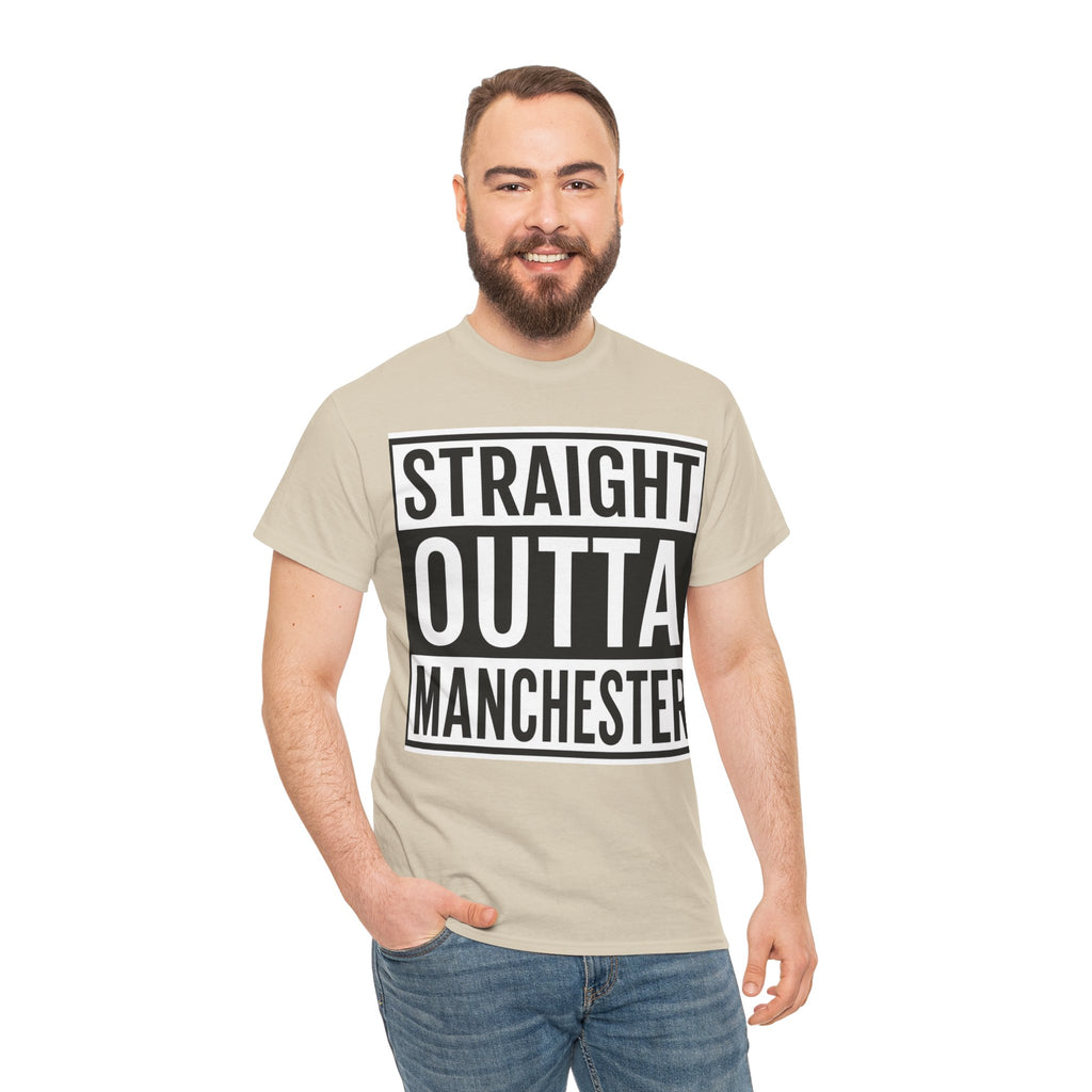 Straight Outta Manchester T-Shirt — Bold City Pride Tee
