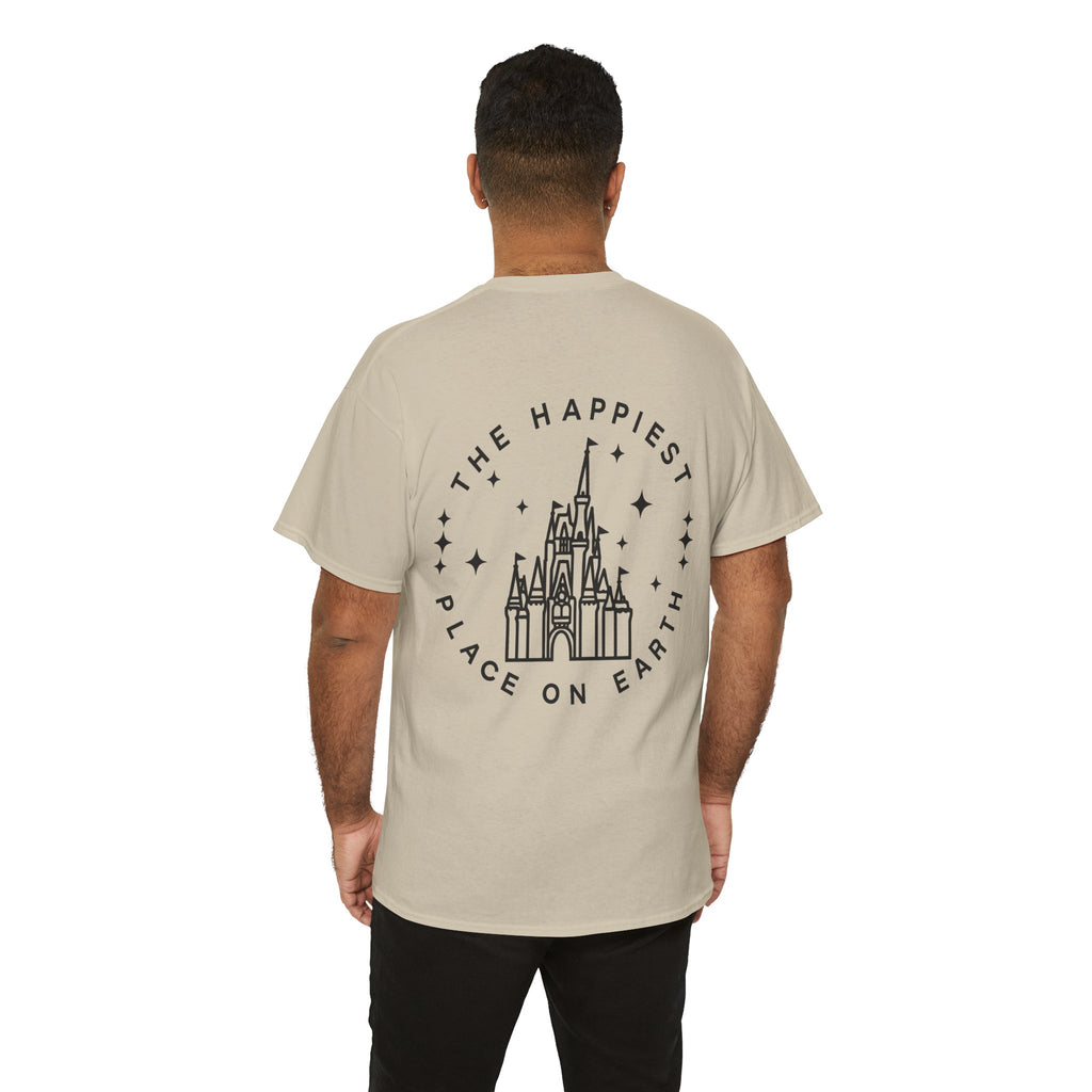 The Happiest Place on Earth Castle Graphic Cotton T-Shirt