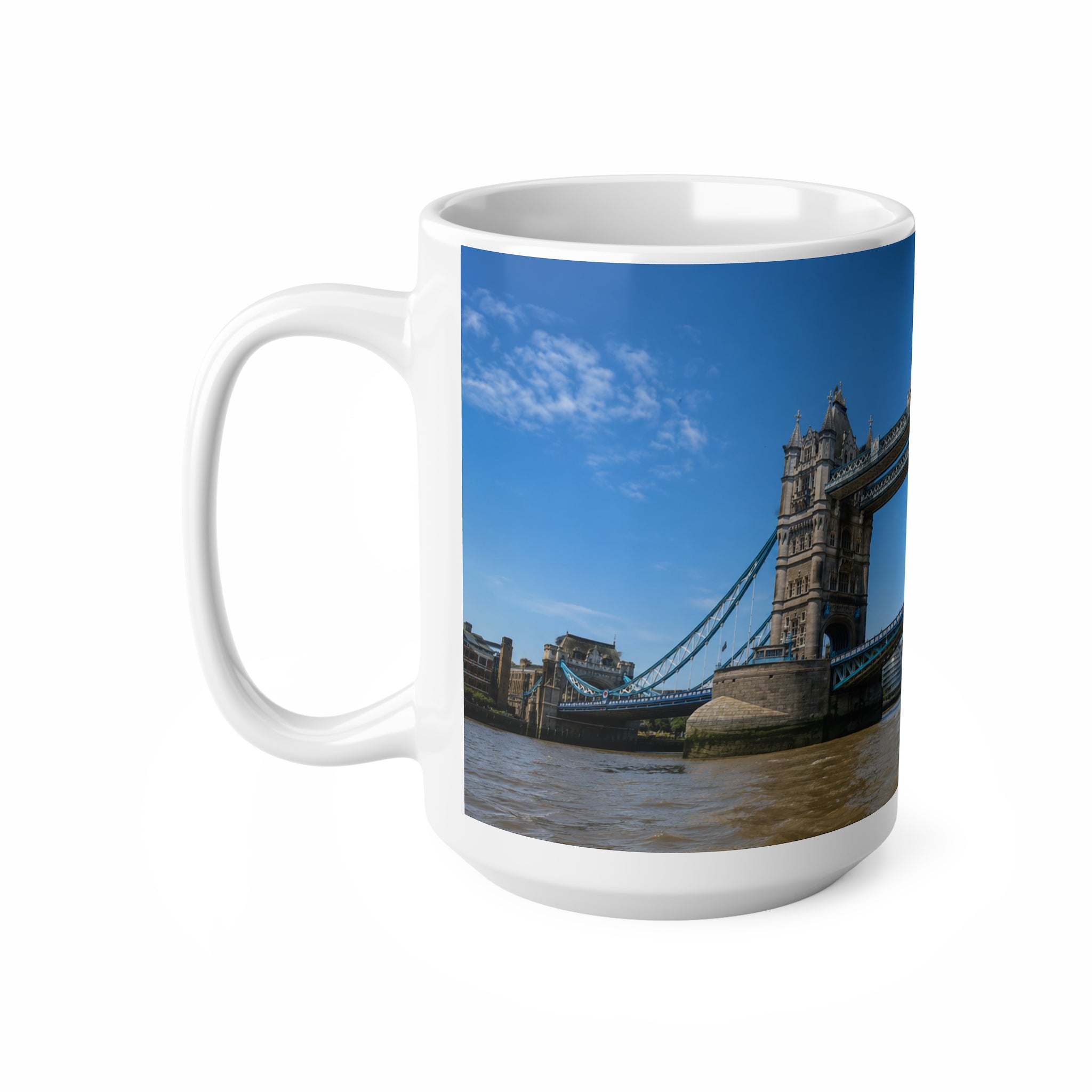 London Tower Bridge Photo Ceramic Coffee Mug — 11oz & 15oz