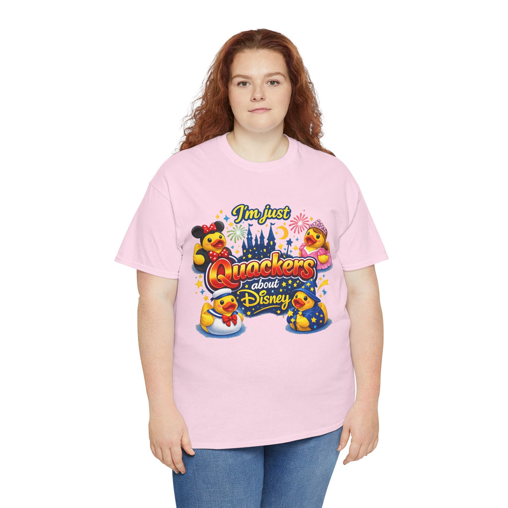 Quackers About Disney Rubber Duck Tee — "I'm Just Quackers About Disney" Graphic T-Shirt