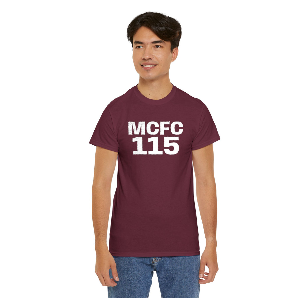 MCFC 115 T-Shirt — Vintage Football Club Number Tee