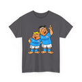 Manchester City The Flintstones Etihad Airways Cartoon Cotton T-Shirt