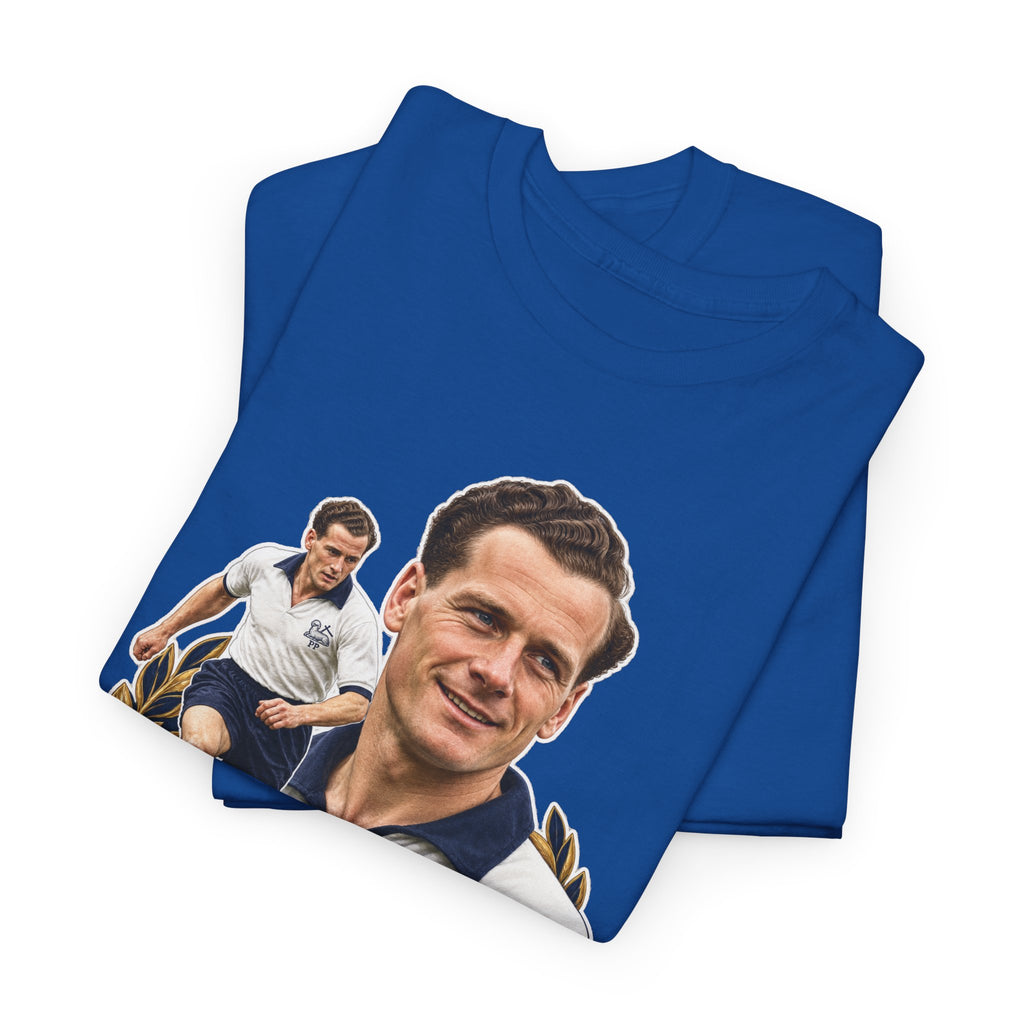 Sir Tom Finney Tribute T-Shirt – Vintage Preston North End & England Football Tee