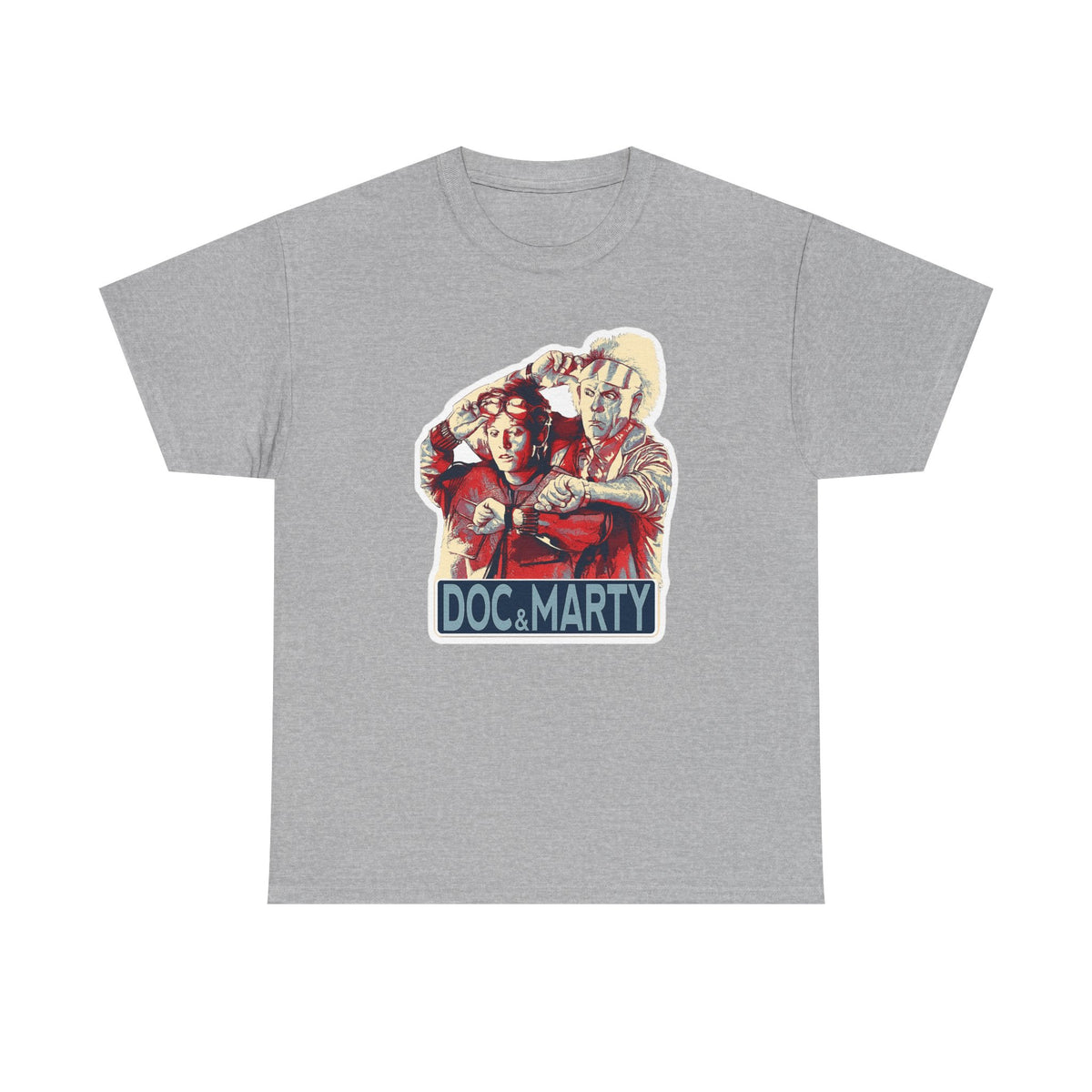 Doc & Marty Retro Graphic Cotton Tee