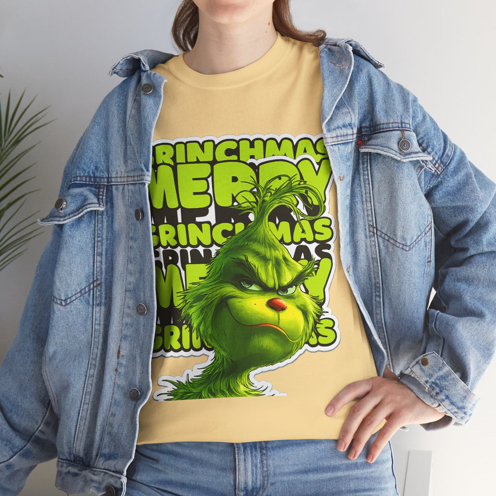 Grinchmas Merry Grinch Christmas Cotton T-Shirt / Tee
