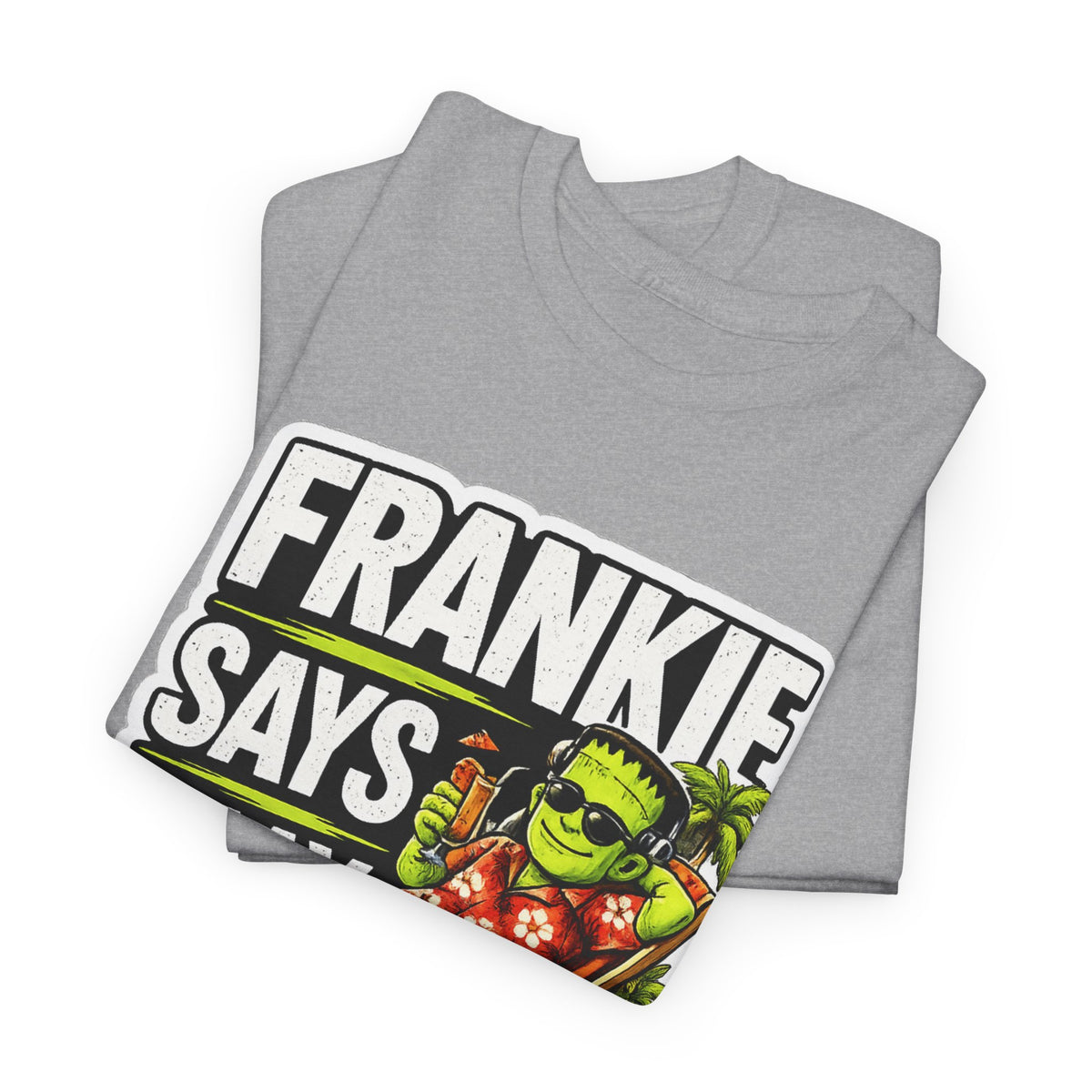 Frankie Says Relax Funny Graphic Cotton T-Shirt