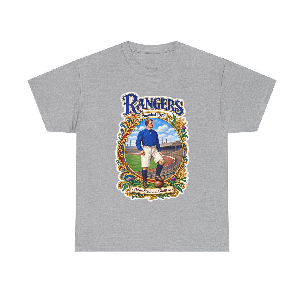 Rangers Retro Player Field Graphic Cotton T-Shirt