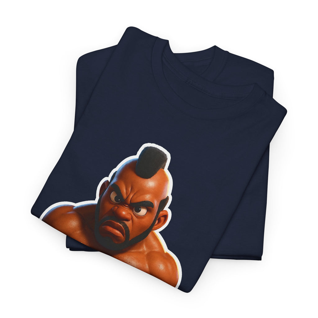 MR T Clubber Lang Boxer Character Tee — Tough Guy Cartoon Boxing T-Shirt
