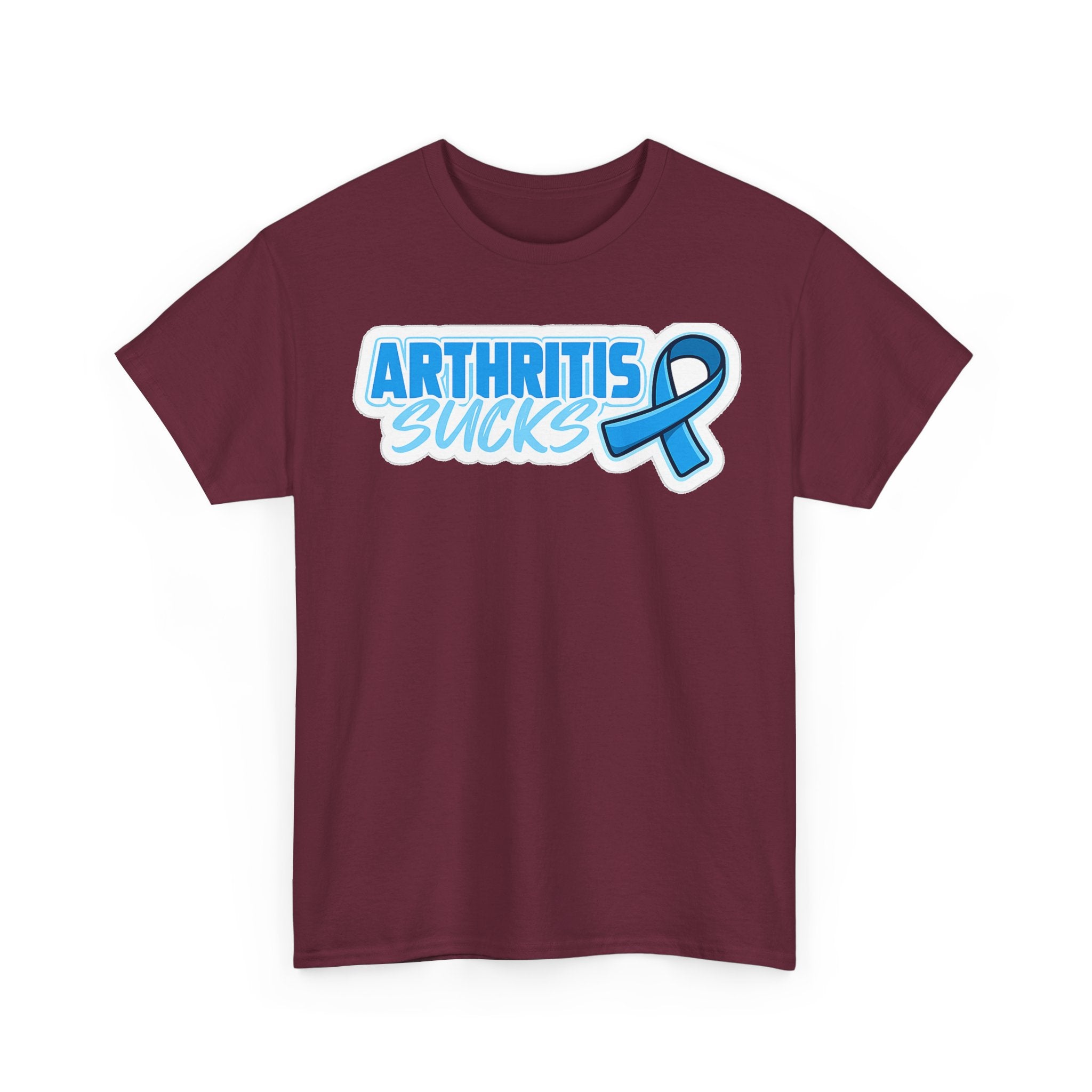 Arthritis Sucks T-Shirt with Awareness Ribbon — Arthritis Support Tee