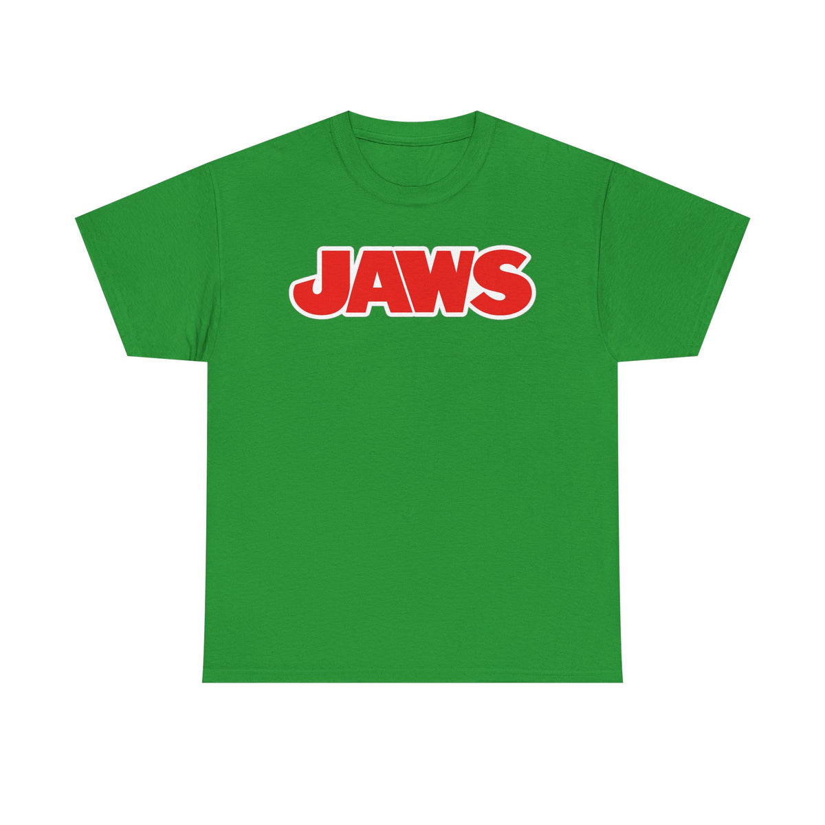Jaws Logo Tee — Retro Red Movie Graphic T‑Shirt
