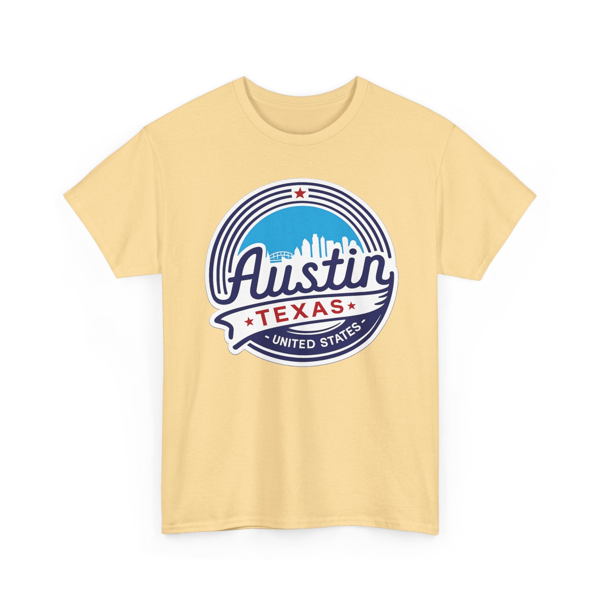 Austin Texas Retro Skyline T-Shirt — Vintage City Pride Tee