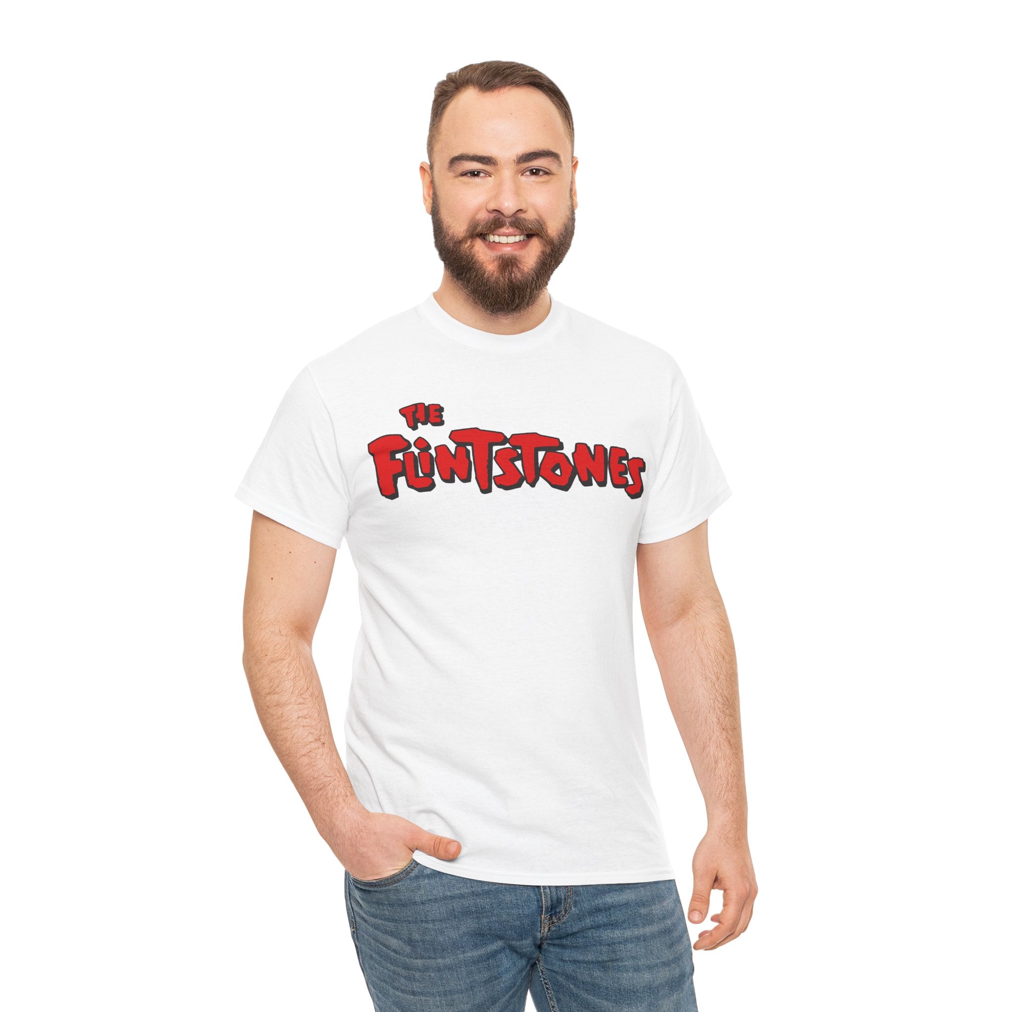 The Flintstones Logo Tee - Retro Cartoon Graphic T-Shirt