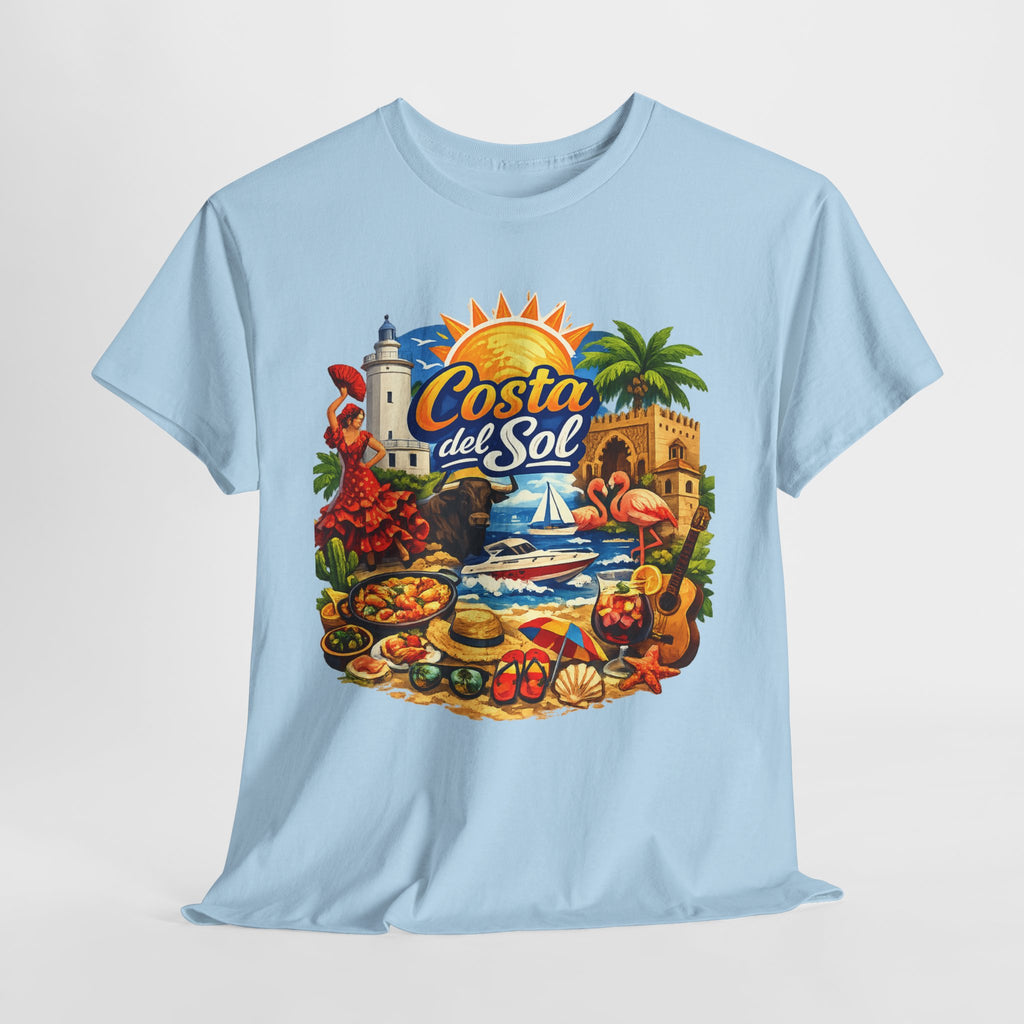 Costa del Sol Beach T-Shirt — Vintage Tropical Vacation Tee