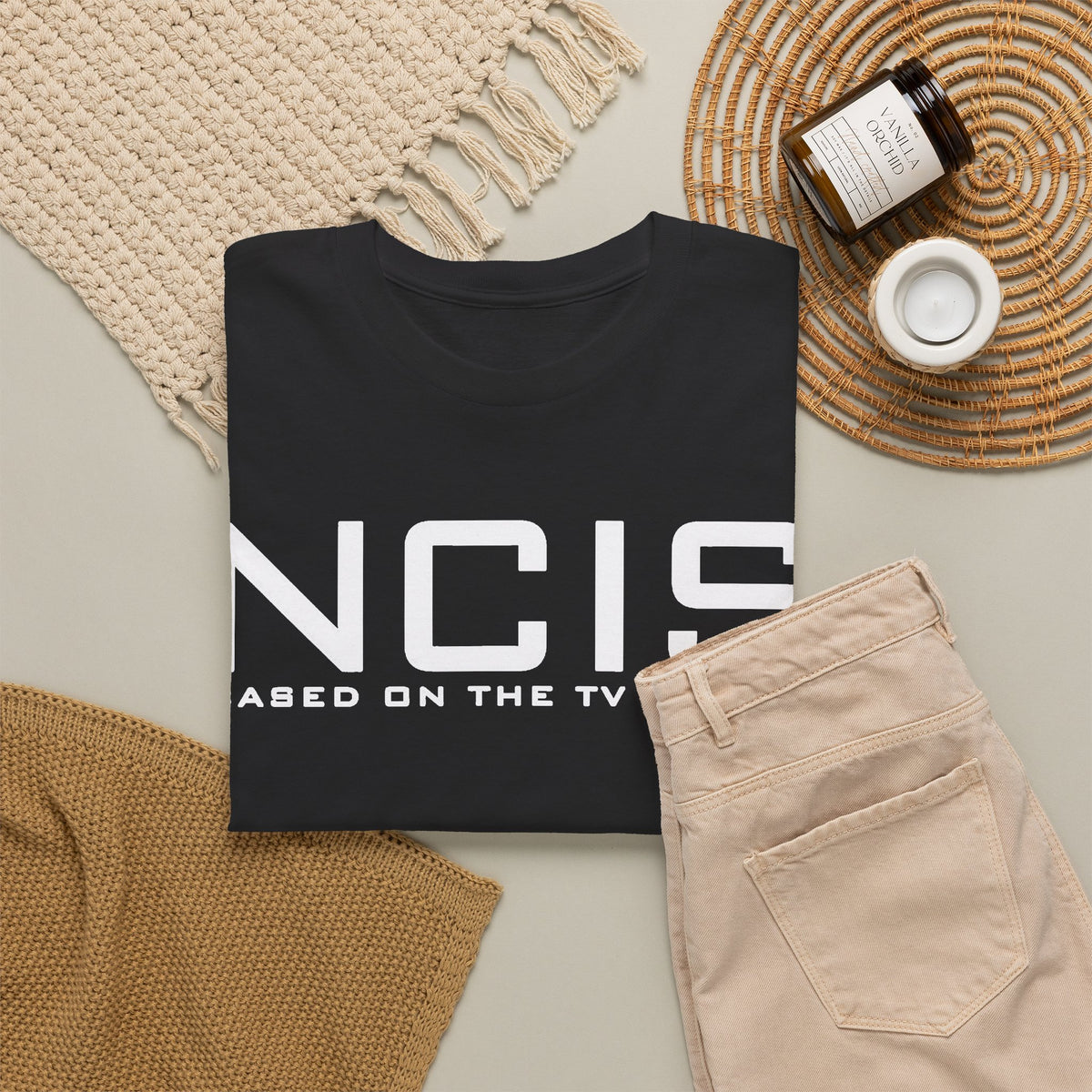 NCIS TV Logo Inspired Cotton T-Shirt