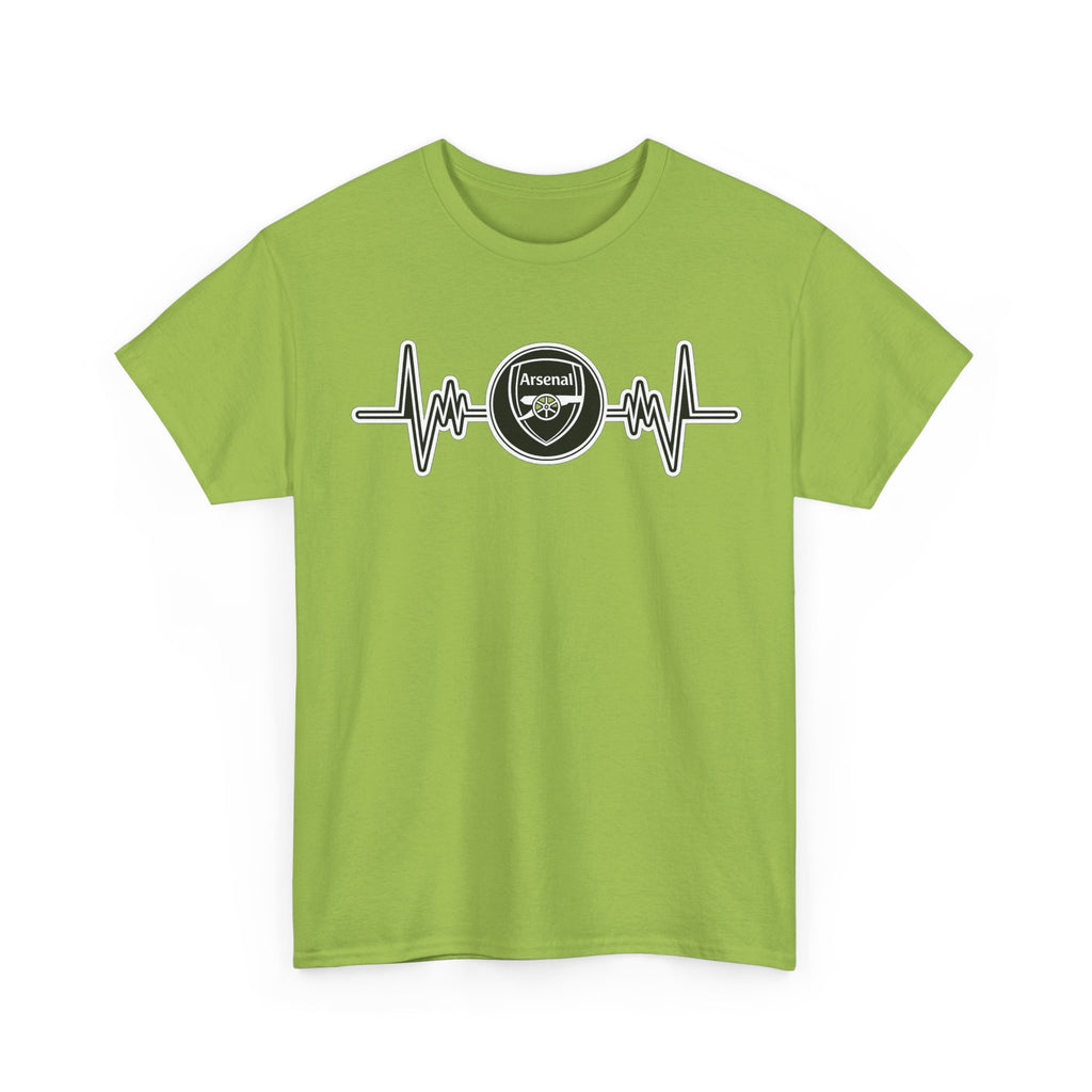 Arsenal Heartbeat T-Shirt — Premier League Fans’ Cotton Tee