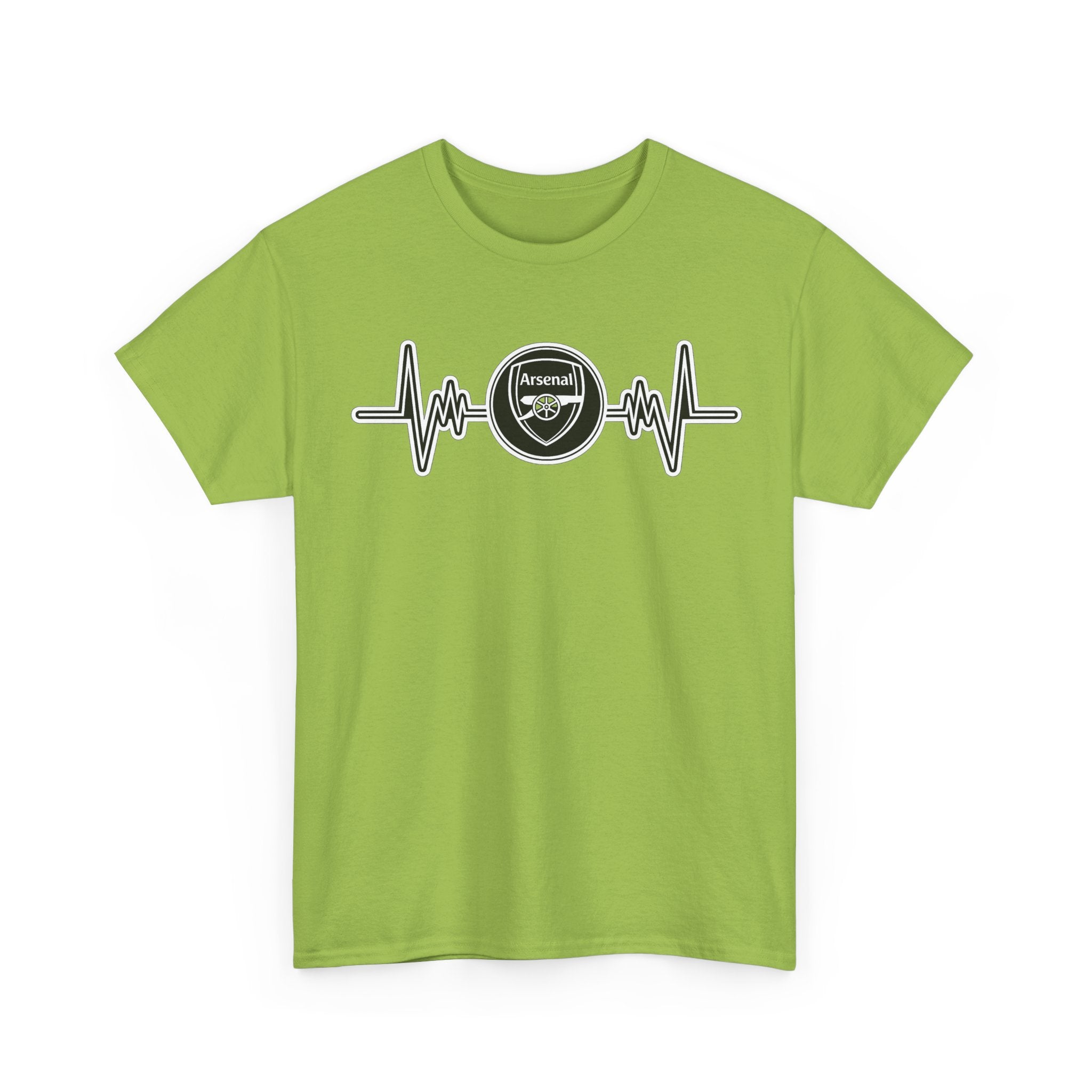 Arsenal Heartbeat T-Shirt — Premier League Fans’ Cotton Tee
