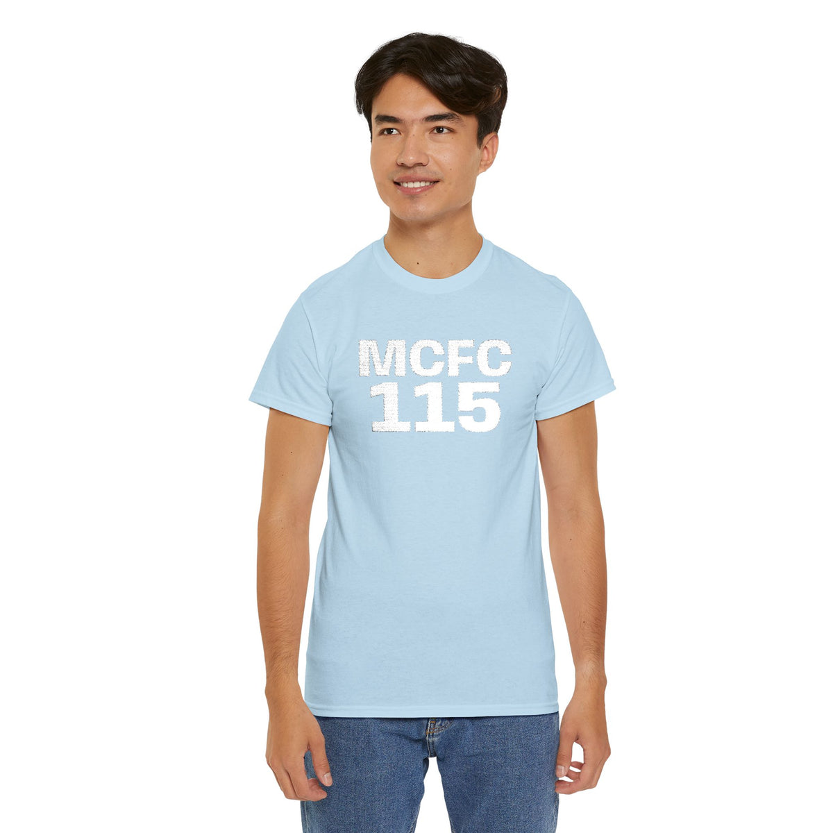 MCFC 115 T-Shirt — Vintage Football Club Number Tee