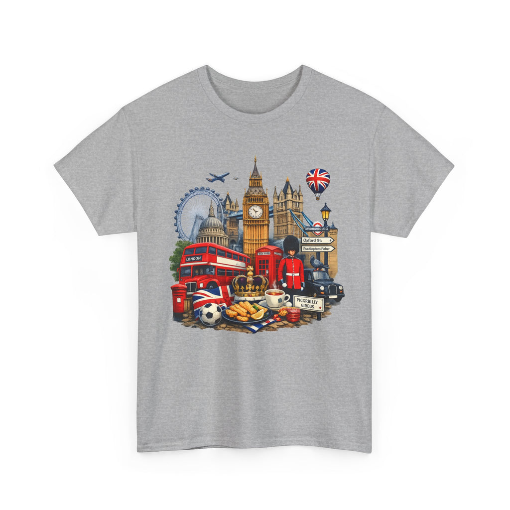 London Landmarks T‑Shirt — British Icons Collage Tee