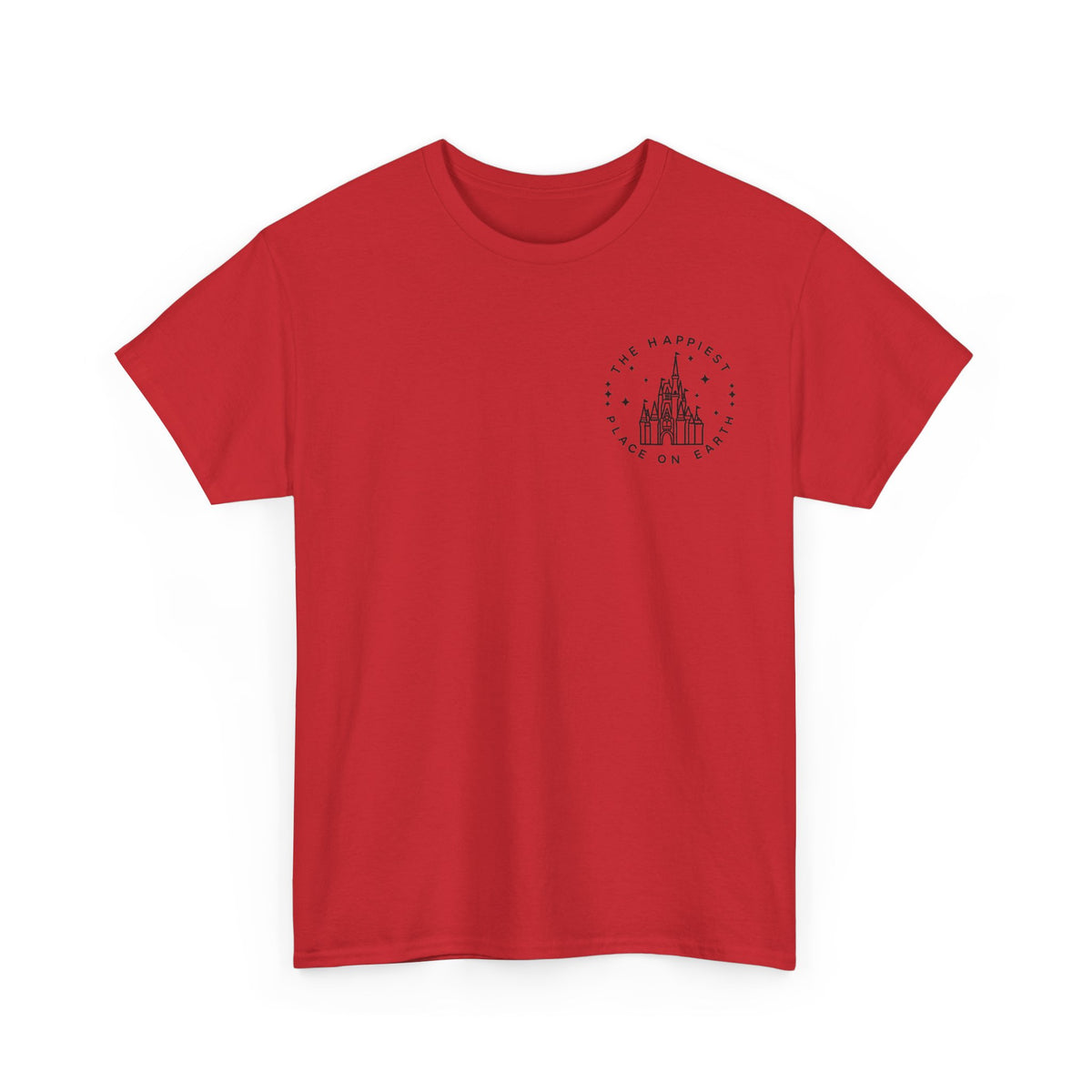 The Happiest Place on Earth Castle Graphic Cotton T-Shirt