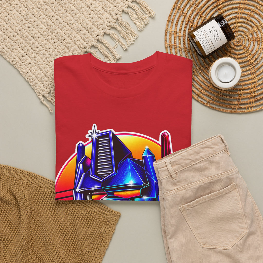 “Roll Out” Optimus-Inspired Graphic Transformers Cotton T-Shirt