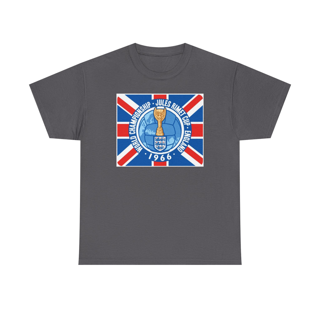1966 World Cup Jules Rimet Trophy Tee — Vintage England Football Shirt