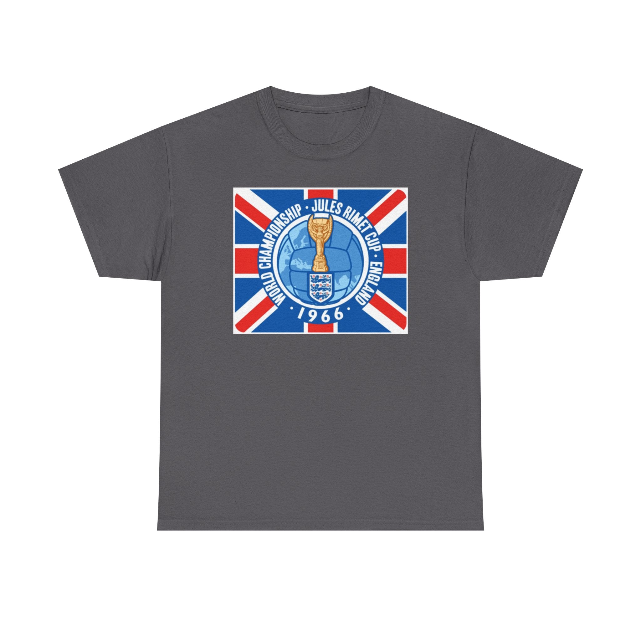 1966 World Cup Jules Rimet Trophy Tee — Vintage England Football Shirt