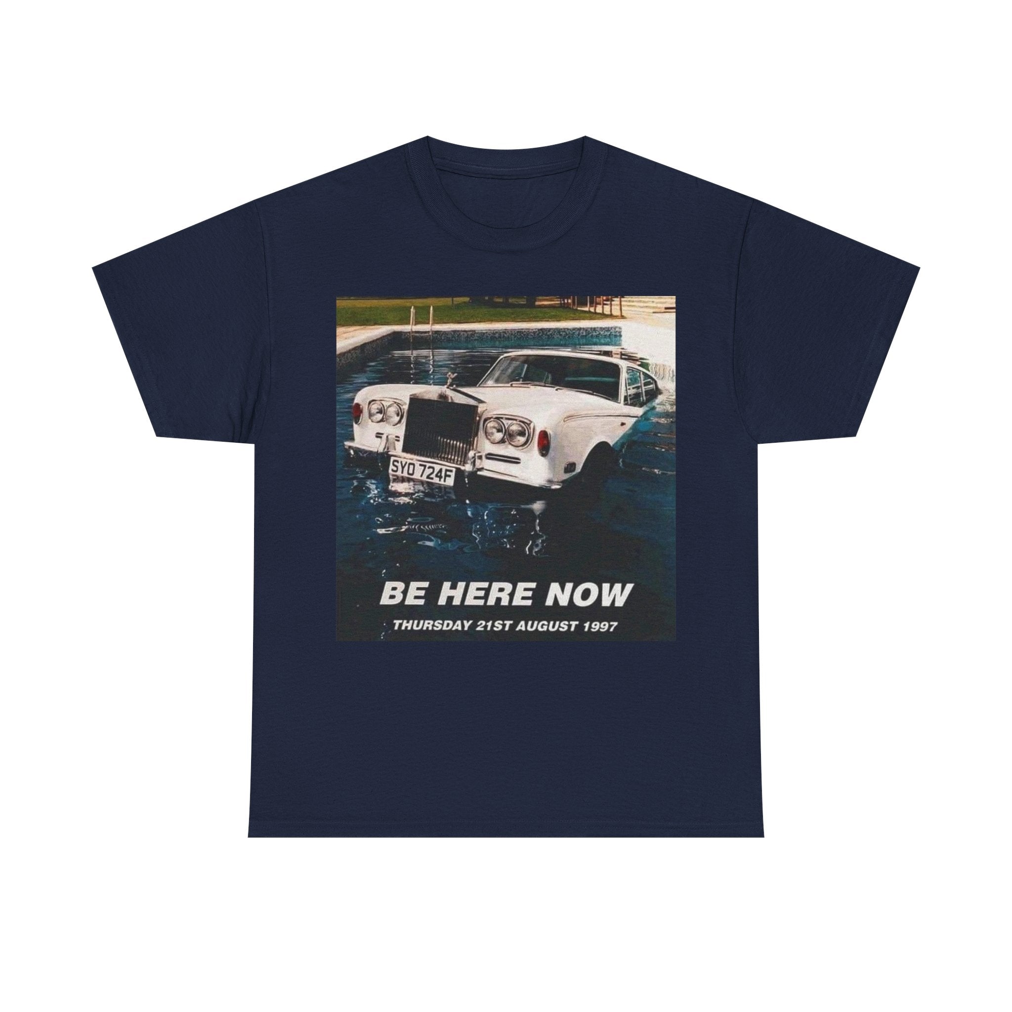 Oasis Be Here Now Vintage Graphic Tee — Retro Aesthetic T‑Shirt (Thursday 21st August 1997)