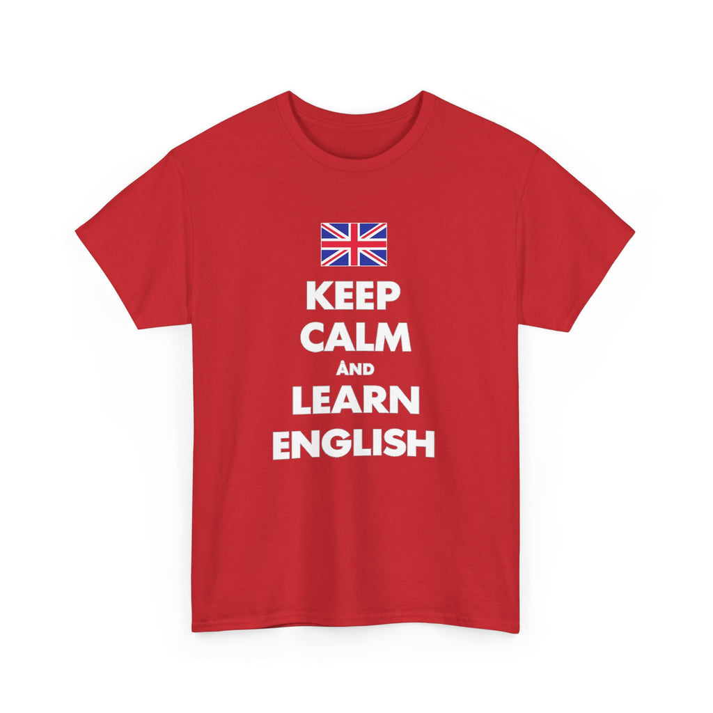 Keep Calm and Learn English T‑Shirt
