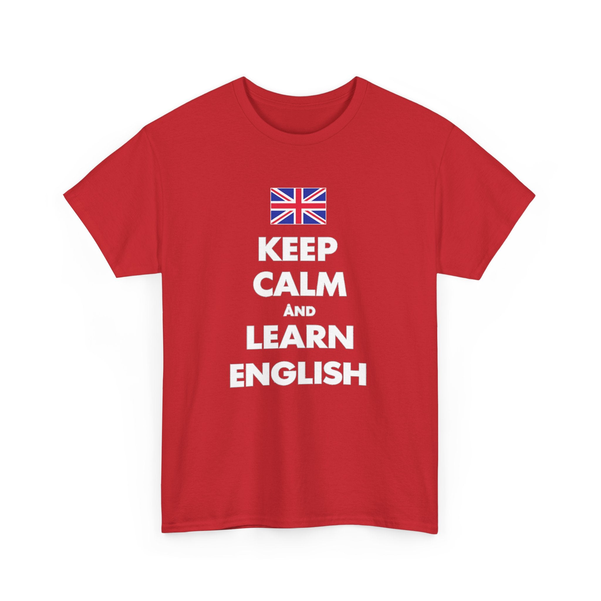Keep Calm and Learn English T‑Shirt