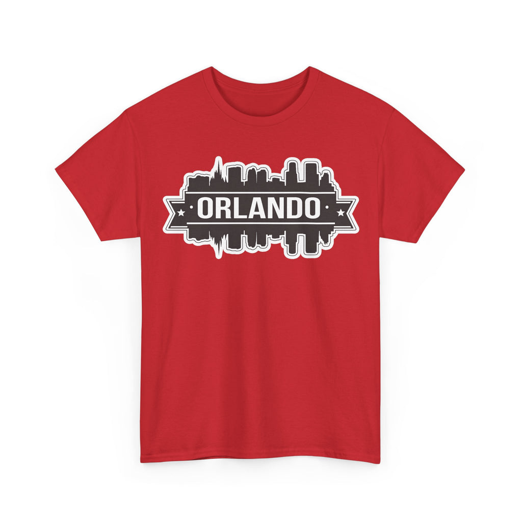 Orlando Skyline T-Shirt — Retro Badge Cityscape Tee