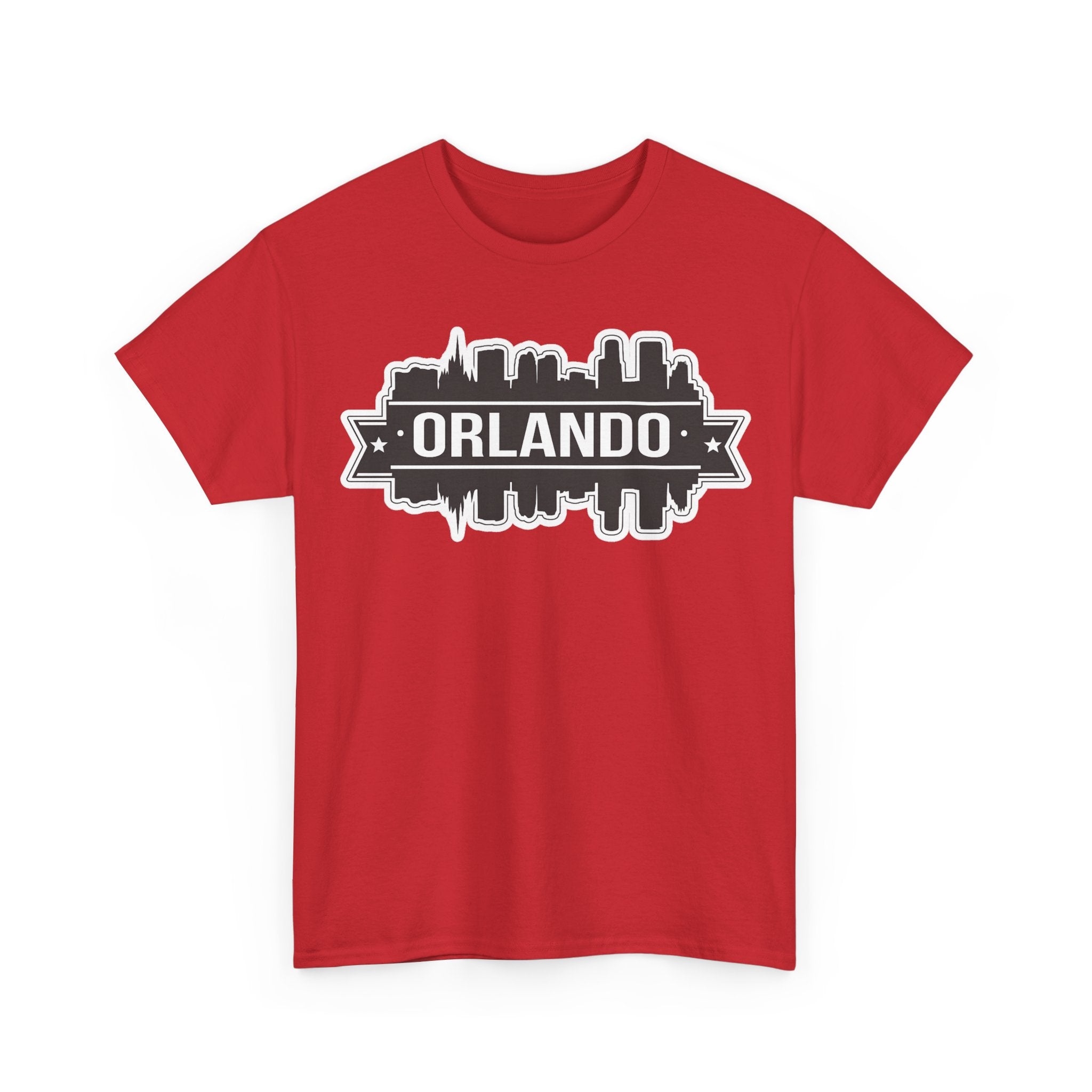 Orlando Skyline T-Shirt — Retro Badge Cityscape Tee